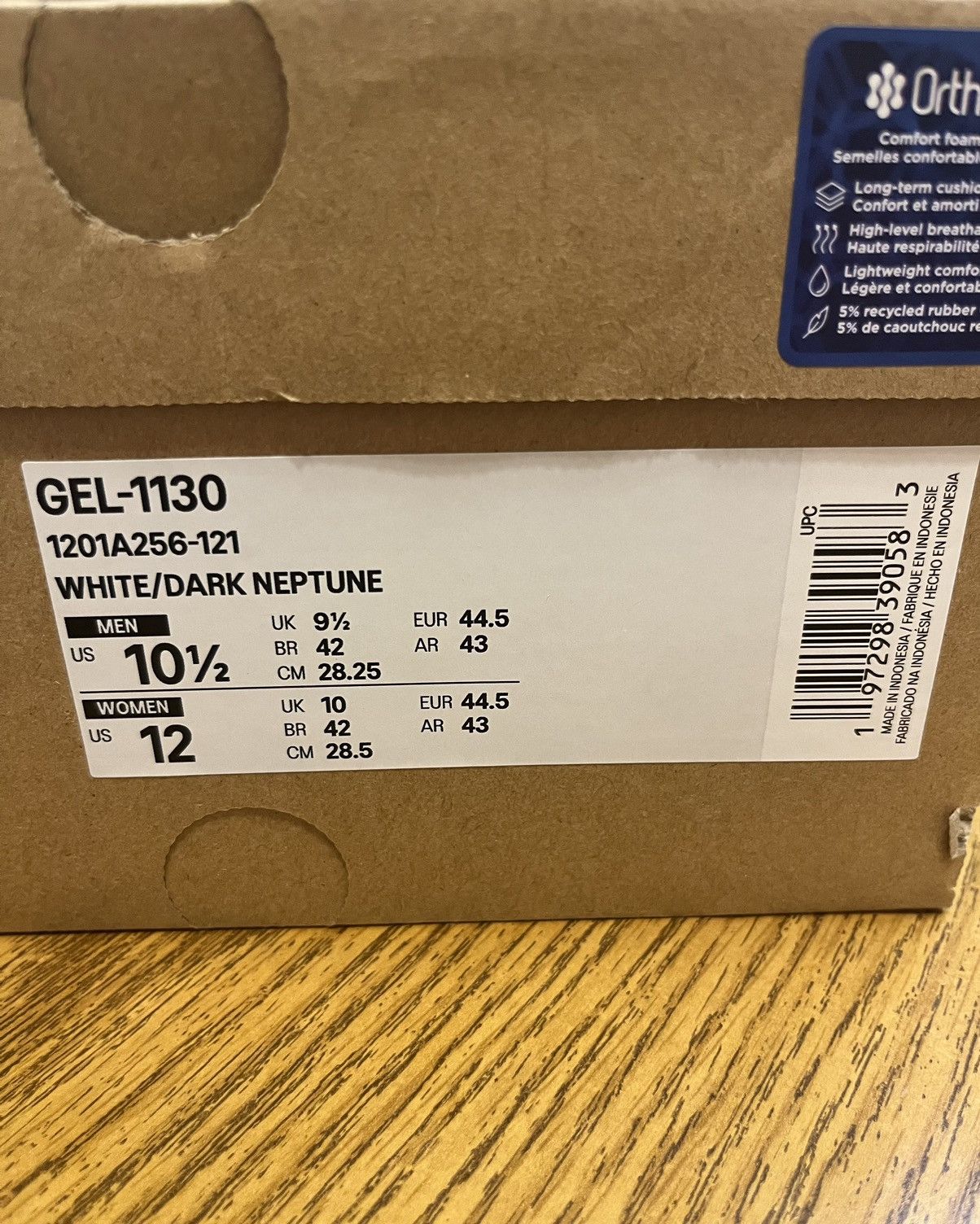 Asics Asics Gel-1130 Sneaker (Dark Neptune) Size US 10.5 / EU 43-44 - 9 Thumbnail