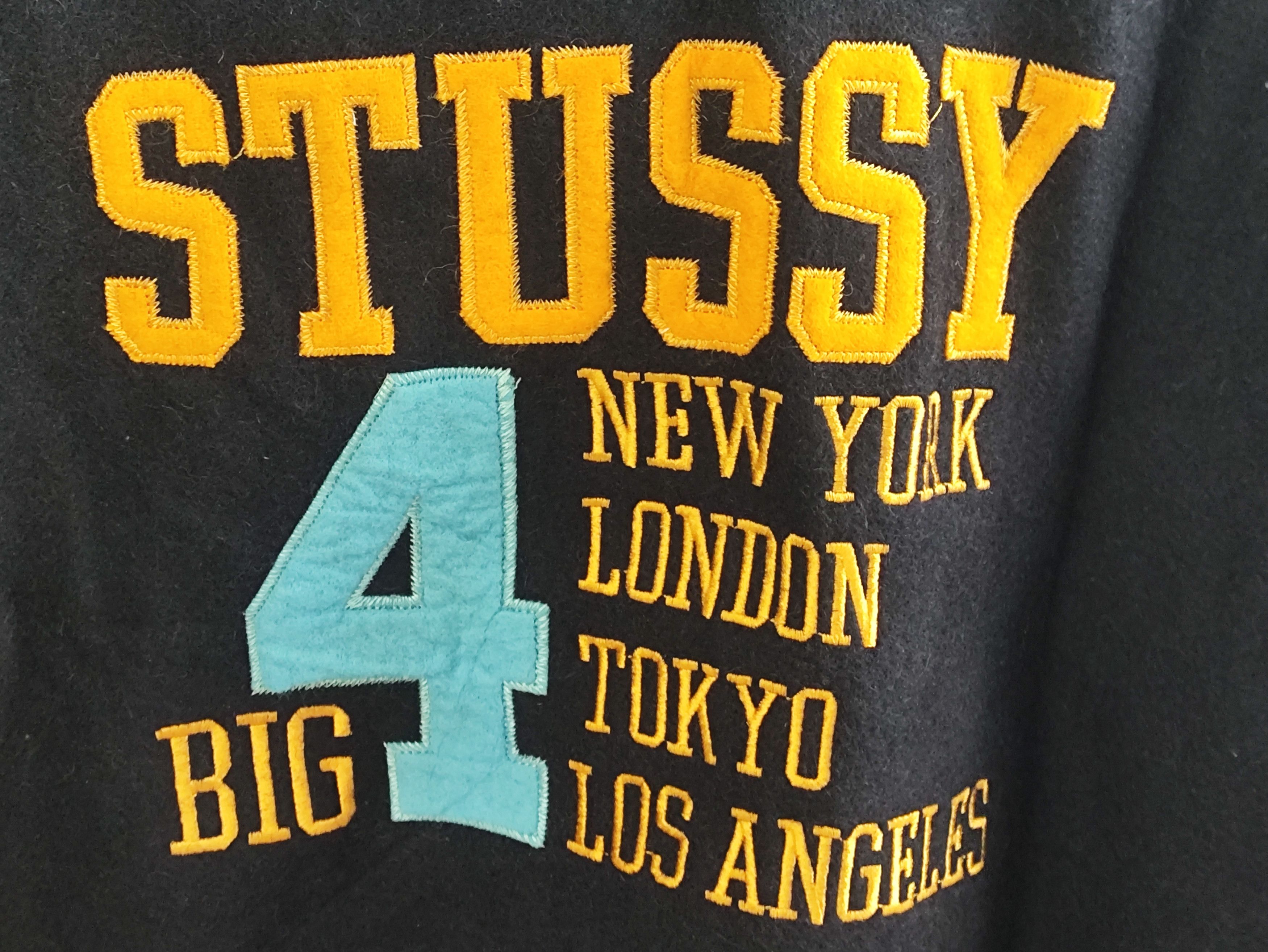 Stussy Stussy Vintage Big 4 Varsity Jacket Size US M / EU 48-50 / 2 - 4 Thumbnail