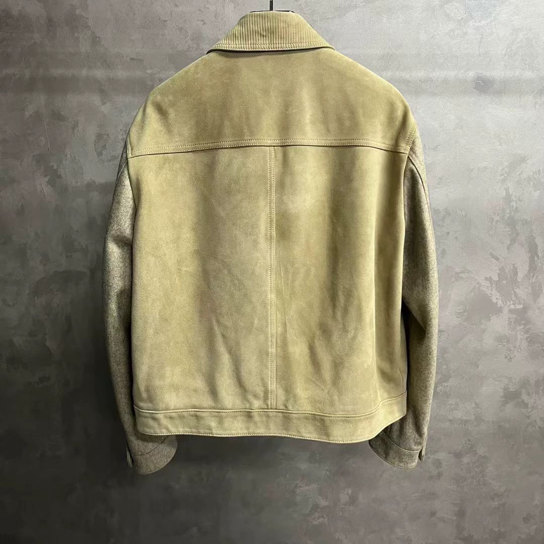 Dior dior beige logo embroidered casual leather jacket Size US XXL / EU 58 / 5 - 2 Thumbnail