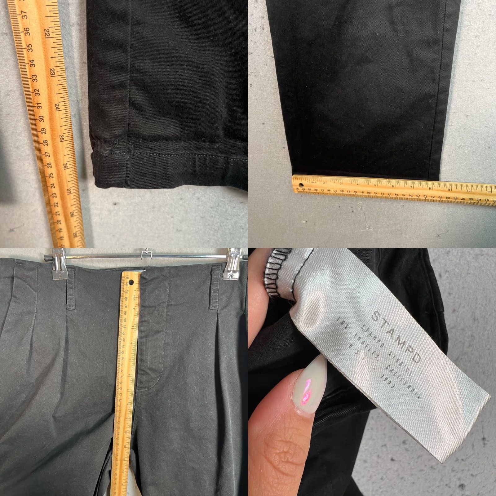Stampd Stampd Los Angeles Black Chino Pants Mens Size 31 Straight Leg Casual Size US 31 - 8 Thumbnail