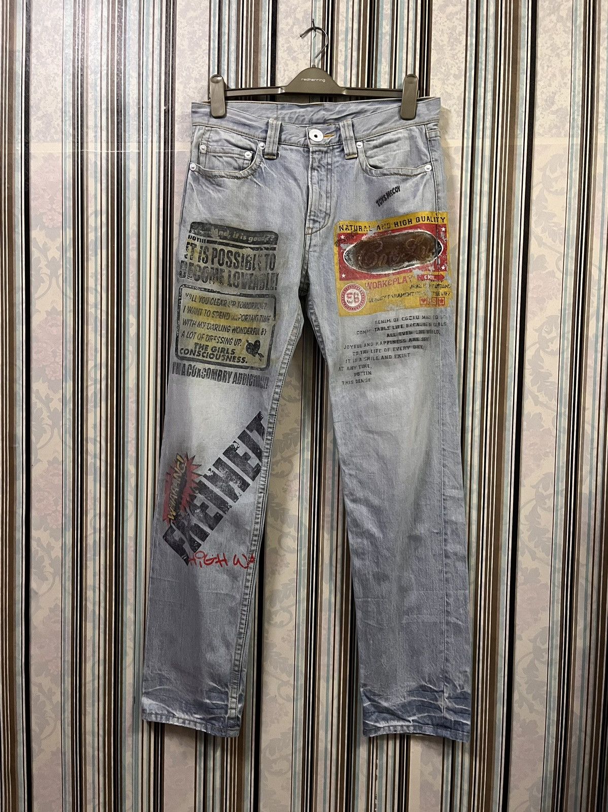 TOYS McCOY 2000s co & lu hiroshi okamoto painter americana selvedge #B1 Size US 31 - 2 Thumbnail