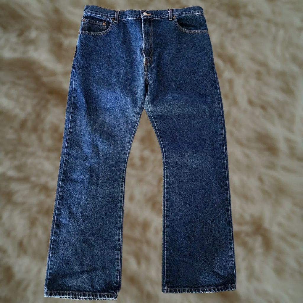 Levi's Levi's 517 Jeans Mens 40x32 Blue Bootcut Medium Wash Western Denim Cowboy Y2K Size US 40 / EU 56 - 1 Thumbnail