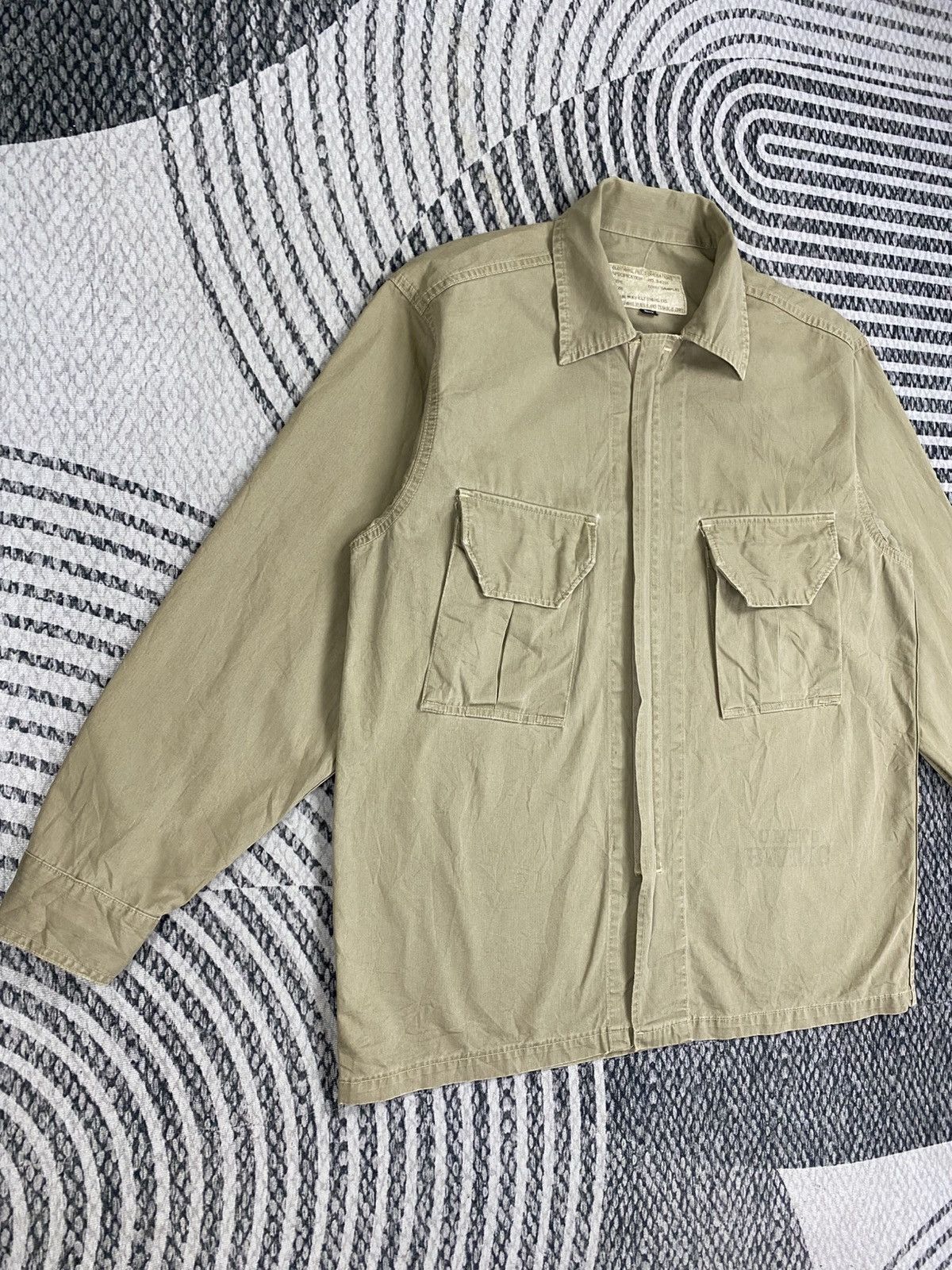 Vintage Vintage Blue Way Military Style Zipper Cotton Jacket Size US M / EU 48-50 / 2 - 3 Thumbnail
