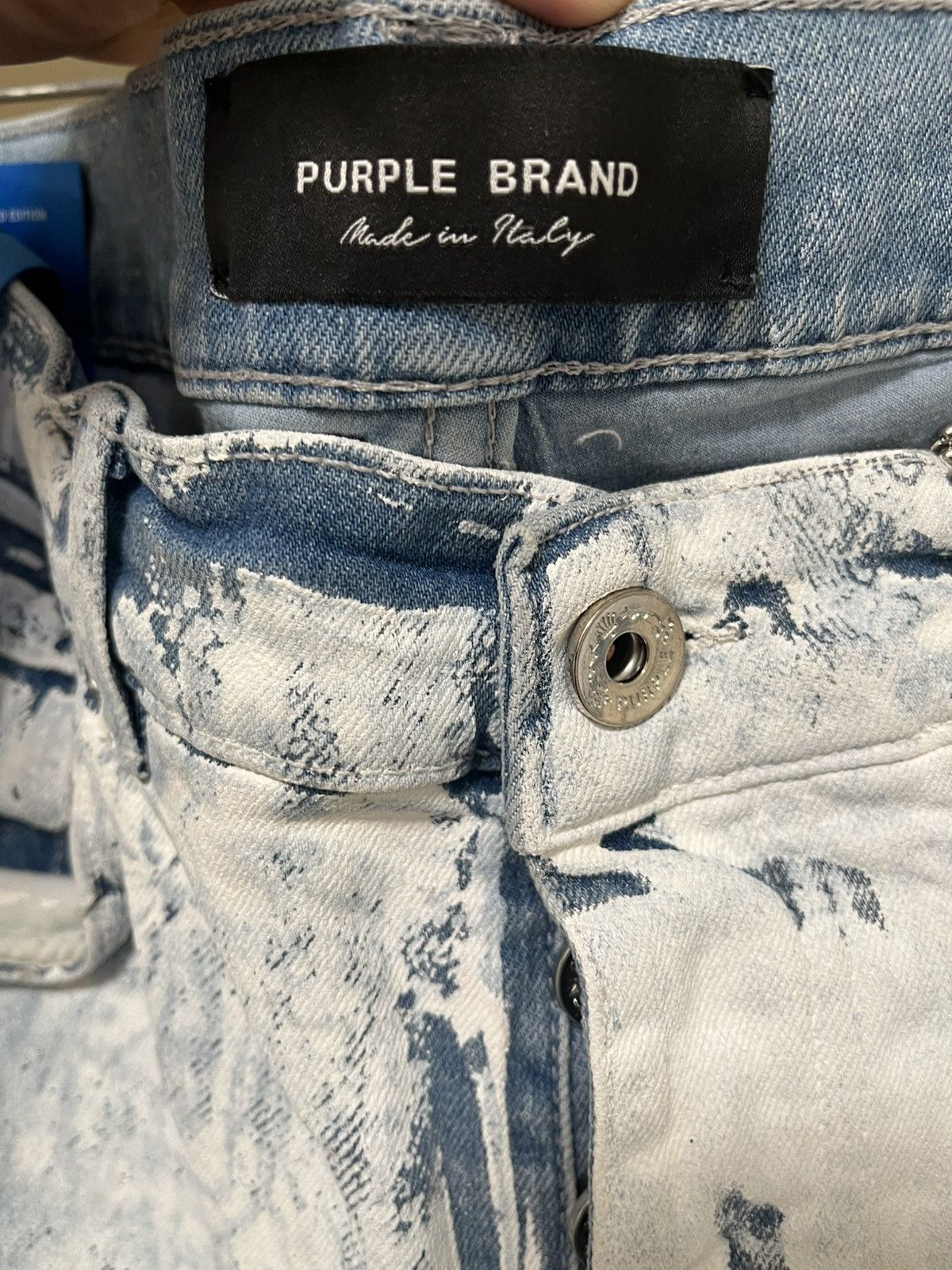 Purple Brand Purple Brand Painted Denim Limited Edition Sz 34 Size US 34 / EU 50 - 3 Thumbnail