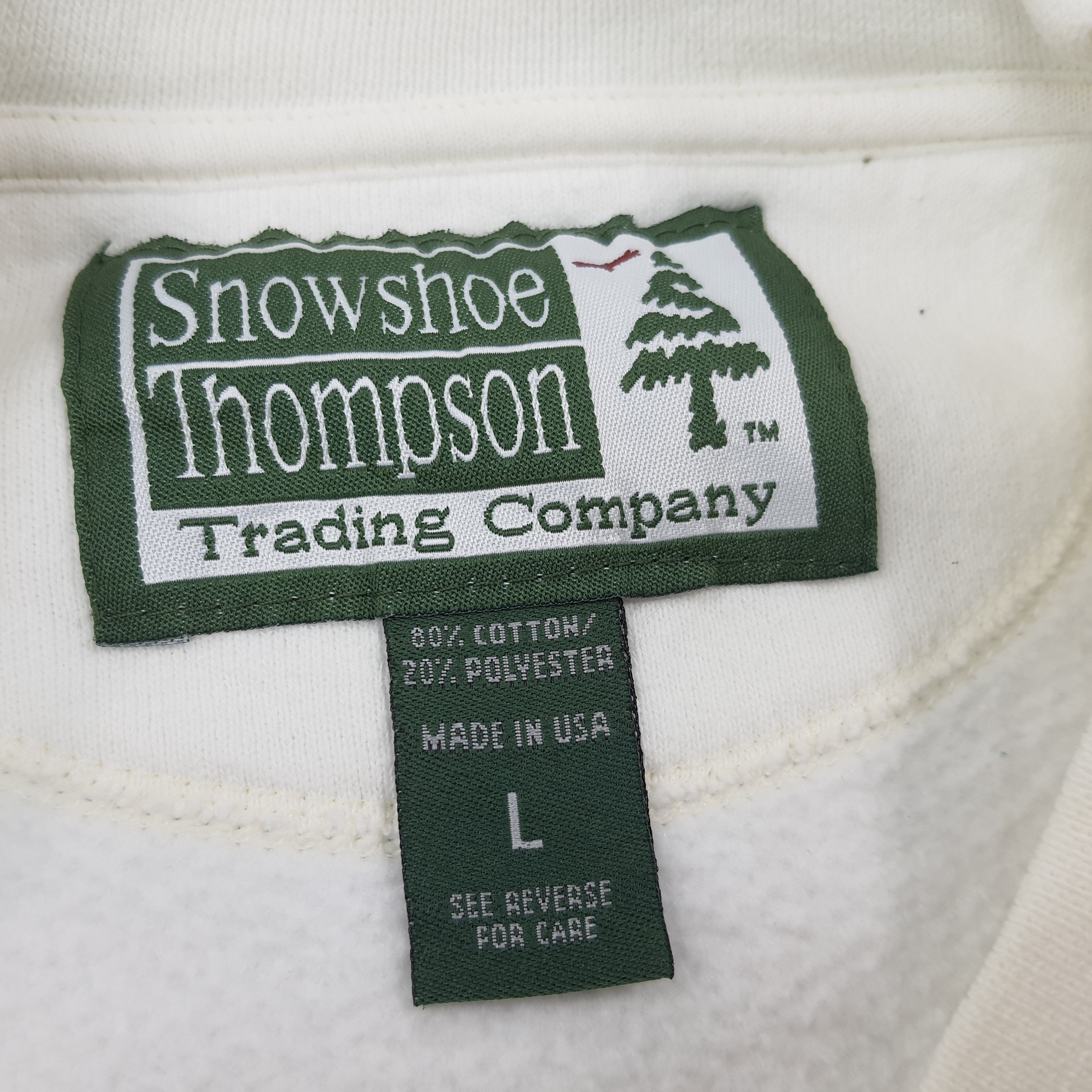 Vintage Vintage Snow Wolf Wilderness Companion Art Sweatshirt C221N4 Size US L / EU 52-54 / 3 - 5 Thumbnail