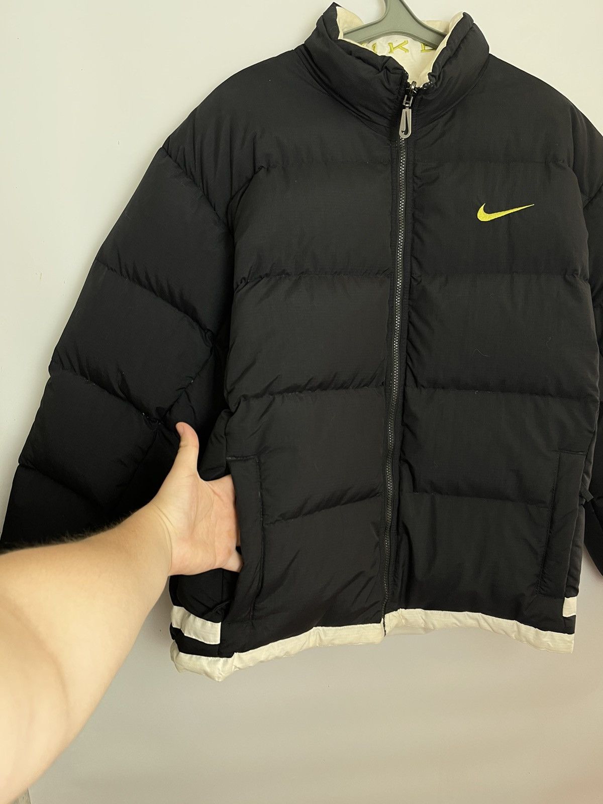 Nike × Vintage Nike vintage two side puffer reversible down jacket rare Y2K Size US L / EU 52-54 / 3 - 8 Thumbnail