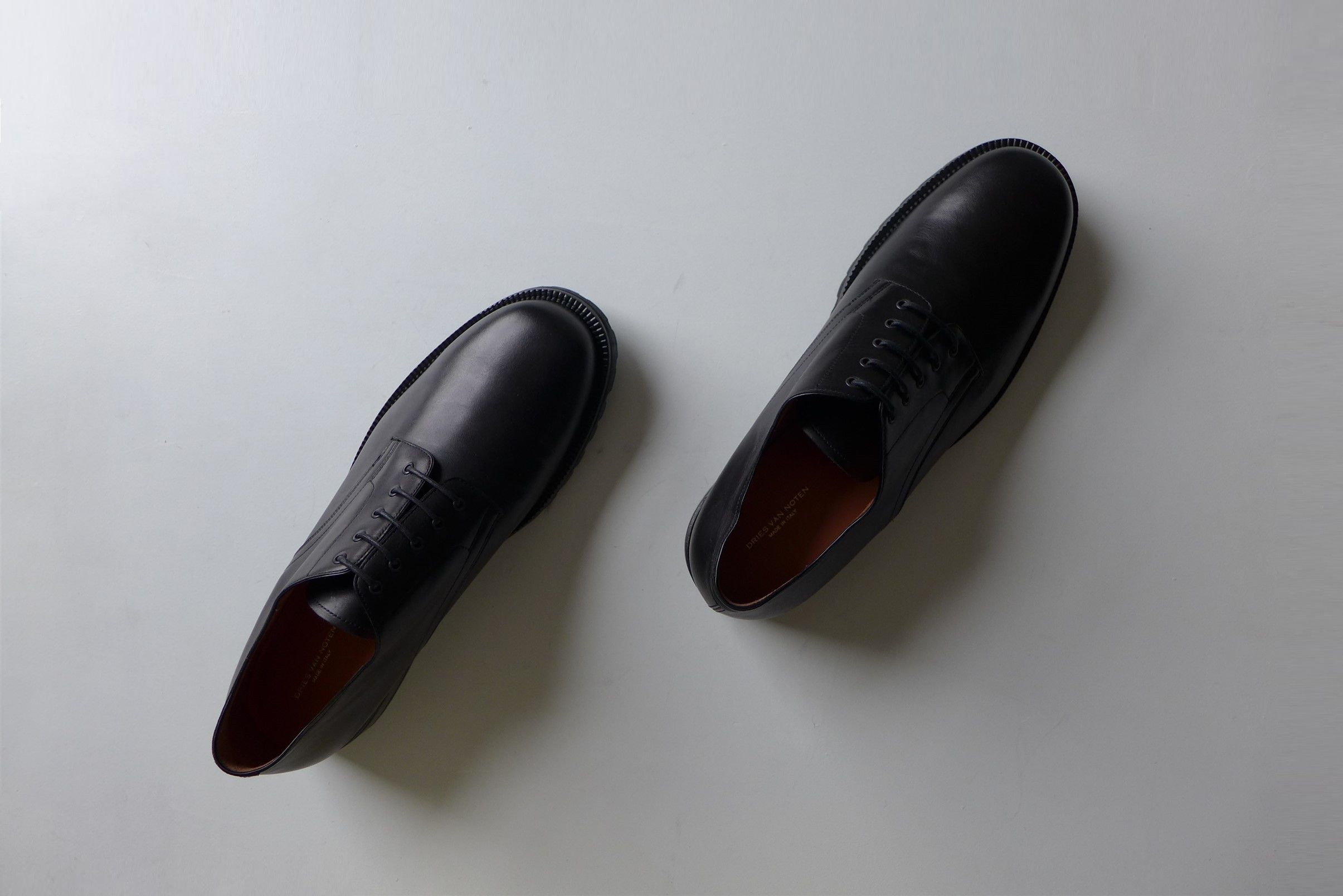 Dries Van Noten Dries Van Noten Derby Shoes - Black Leather Size US 13 / EU 46 - 5 Thumbnail