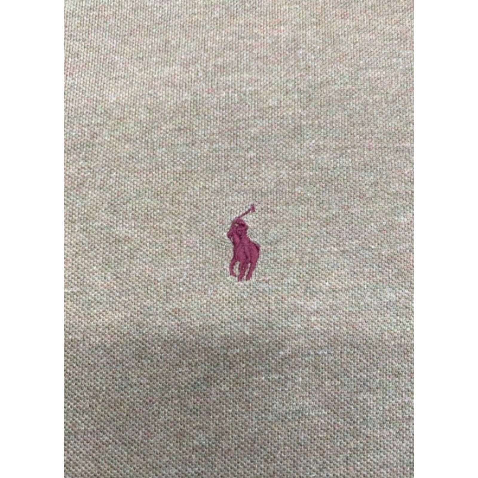 Polo Ralph Lauren Polo Shirt Polo Ralph Lauren Polo Men XL Brown Maroon Cotton Knit Solid Short Sleeve 4422 Size US XL / EU 56 / 4 - 3 Thumbnail