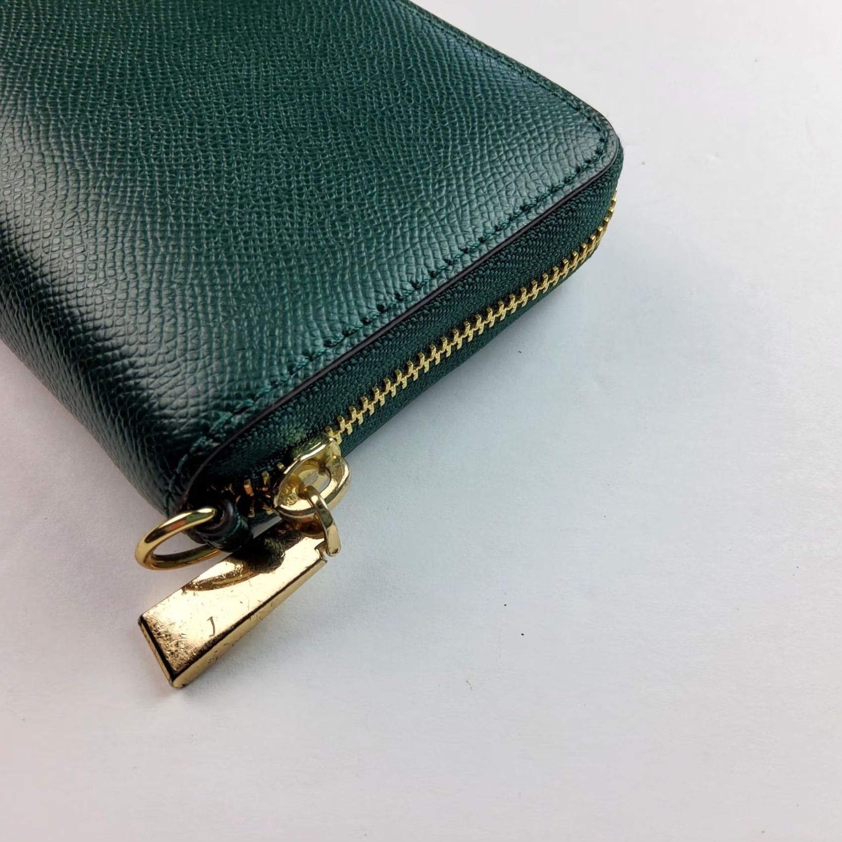 Michael Kors Michael Kors Womens Green Leather Zip Around Wallet Size ONE SIZE - 4 Thumbnail