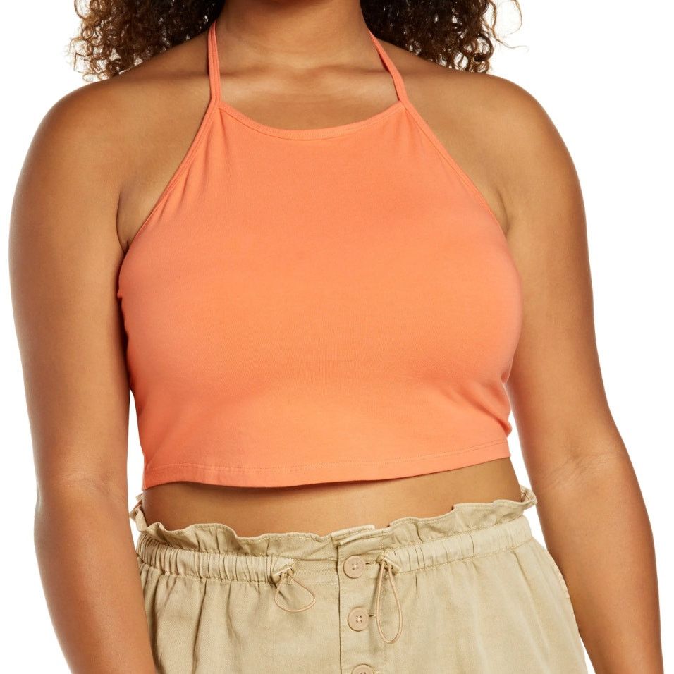 BP. Bp. Halter Crop Top, Size 3XL Size 3XL / US 20-22 - 1 Preview