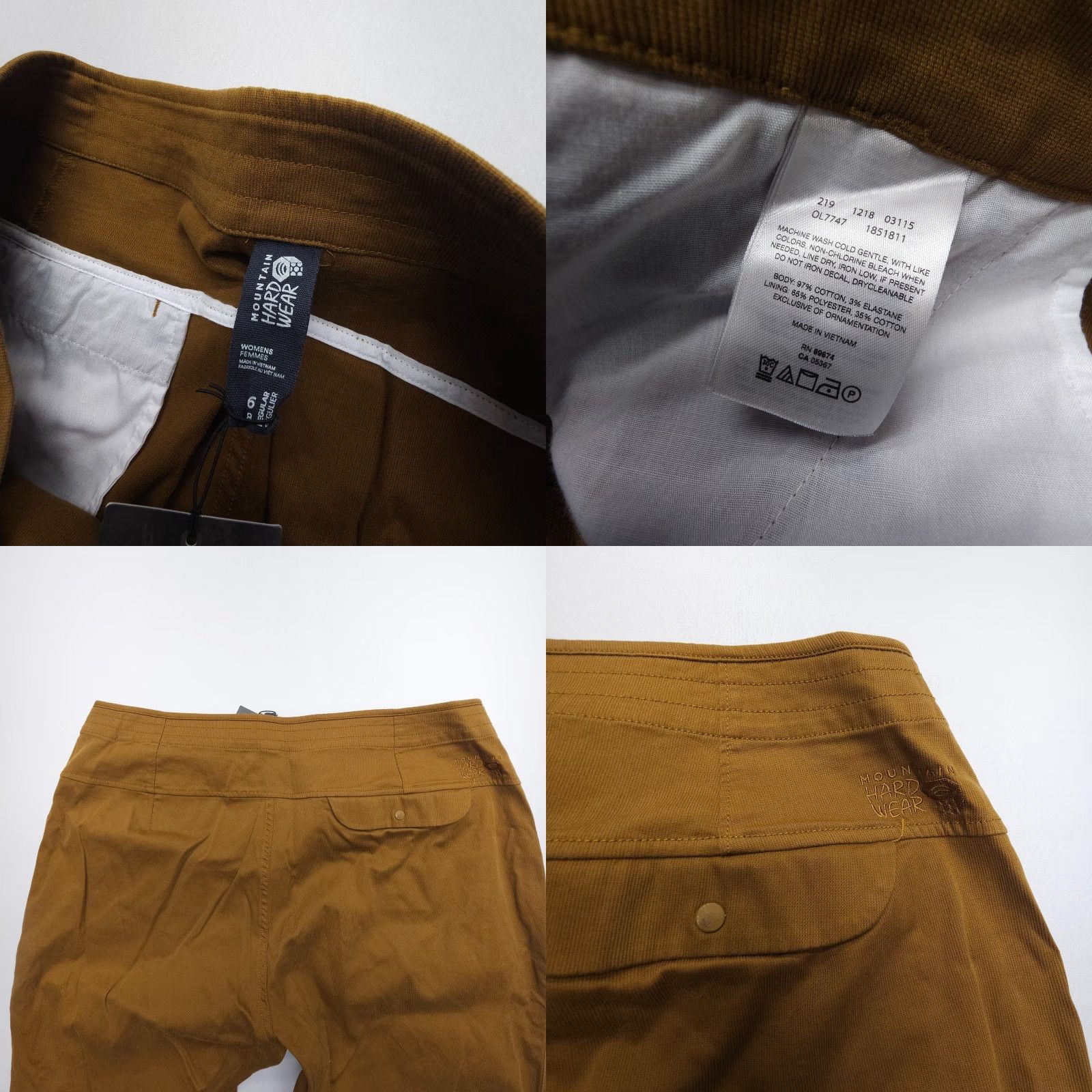 Mountain Hardwear Mountain Hardwear Kentro Corduroy Pants Women 16 Brown NWT Hiking Camping Travel Size 38" / US 16 / IT 52 - 8 Thumbnail