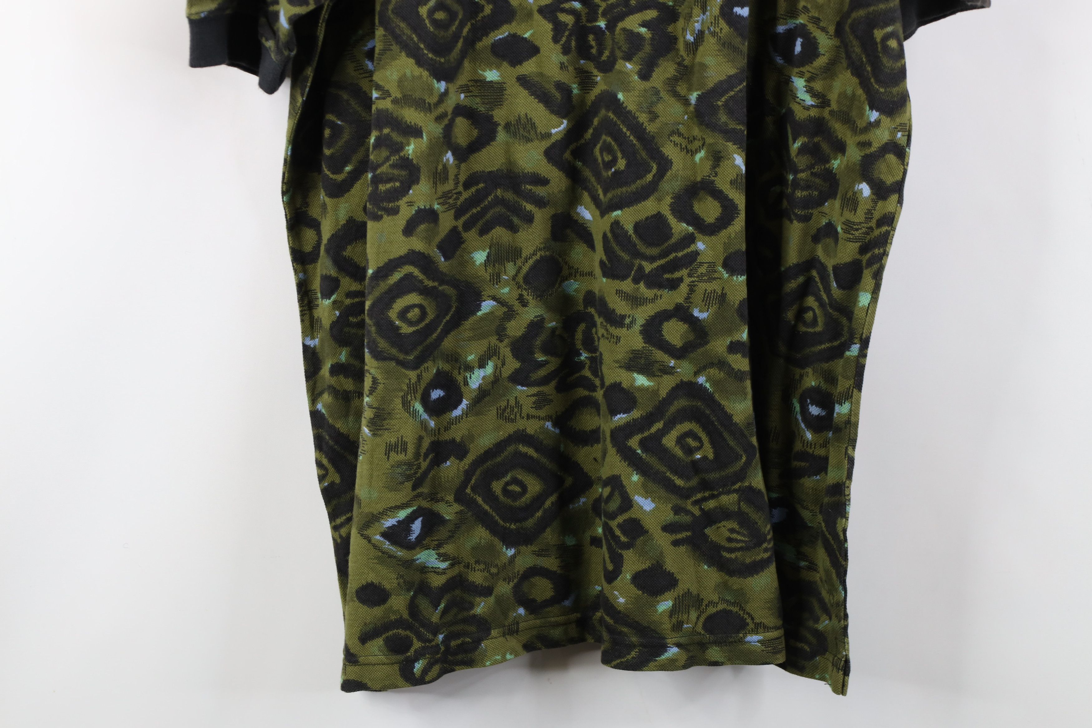 Vintage Vintage 90s Streetwear Flower Collared Golf Polo Shirt Size US L / EU 52-54 / 3 - 11 Thumbnail