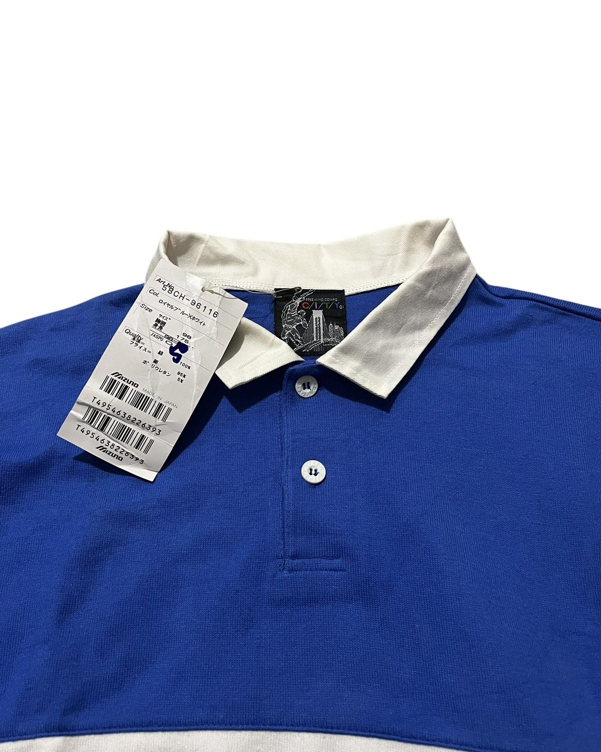 Japanese Brand 1990s FMC CITY by MIZUNO BLOUSON RUGBY SHIRT Size US M / EU 48-50 / 2 - 4 Thumbnail