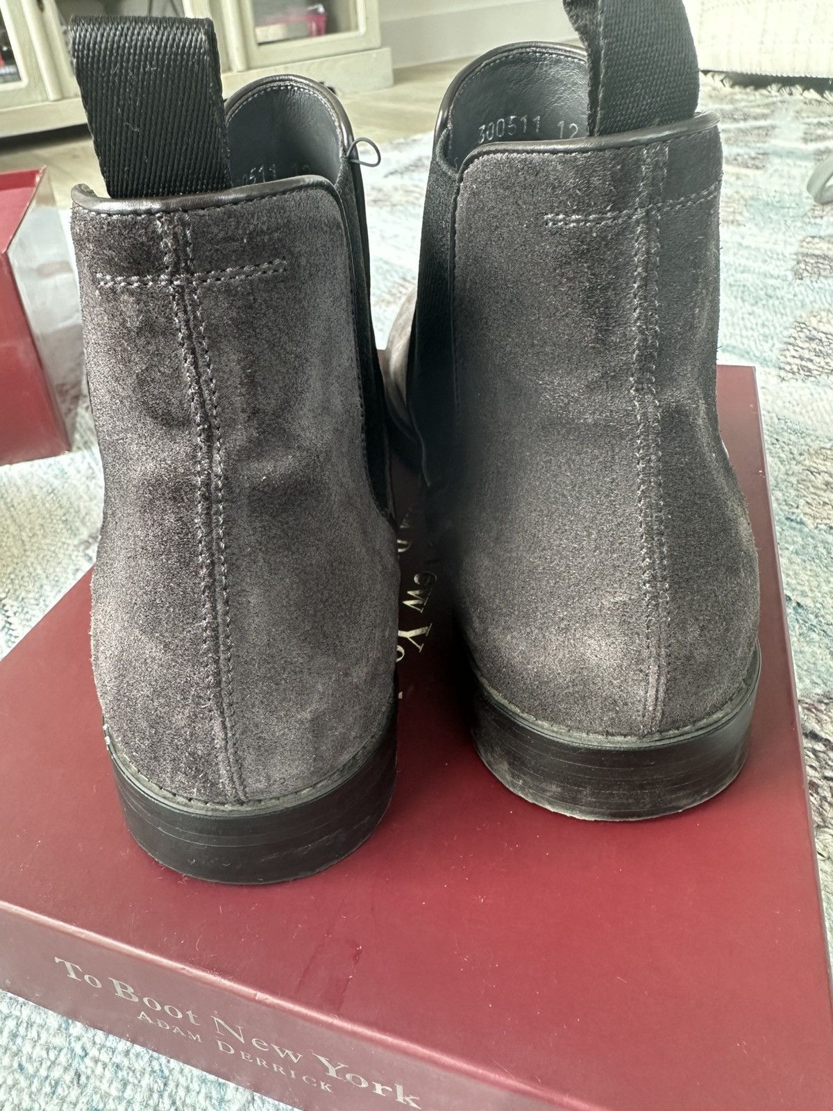 To Boot New York Bonn Suede Chelsea Boot Size US 12 / EU 45 - 5 Thumbnail