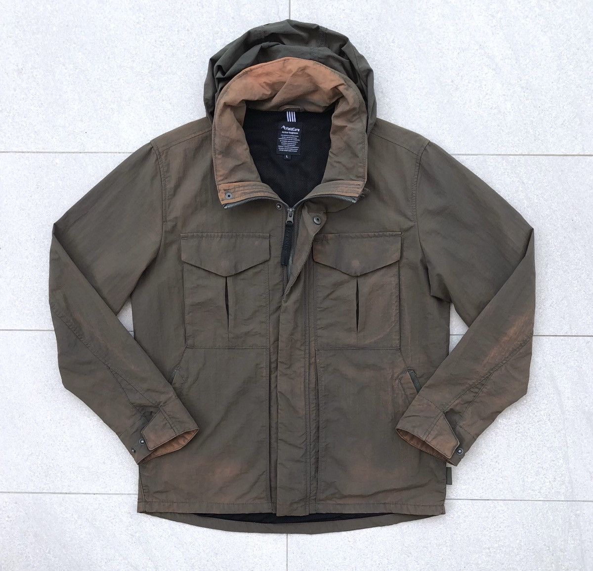 Japanese Brand A Fieldcore Wind and Water Resistant 4 Pocket Field Jacket Size US L / EU 52-54 / 3 - 1 Thumbnail
