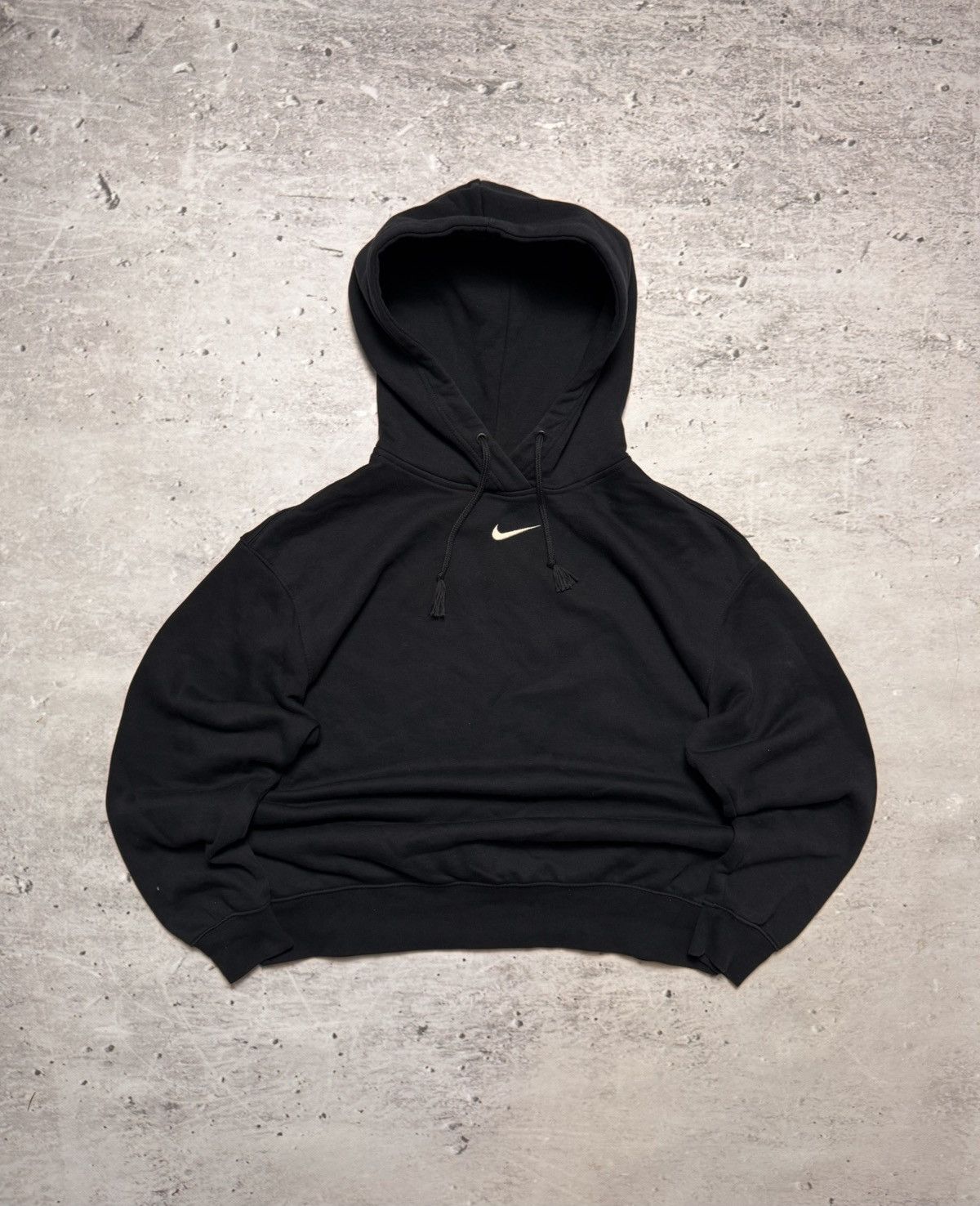 Nike × Vintage NIKE VINTAGE CENTER LOGO OVERSIZE BOXY HOODIE Size US S / EU 44-46 / 1 - 1 Thumbnail