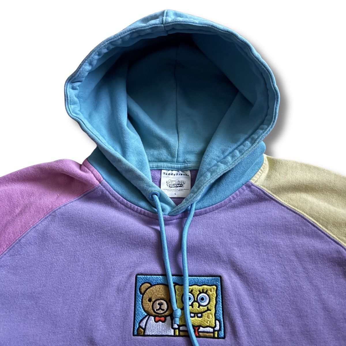 Teddy Fresh Teddy Fresh x Spongebob Men’s Large Colorblock Hoodie Size US L / EU 52-54 / 3 - 3 Thumbnail