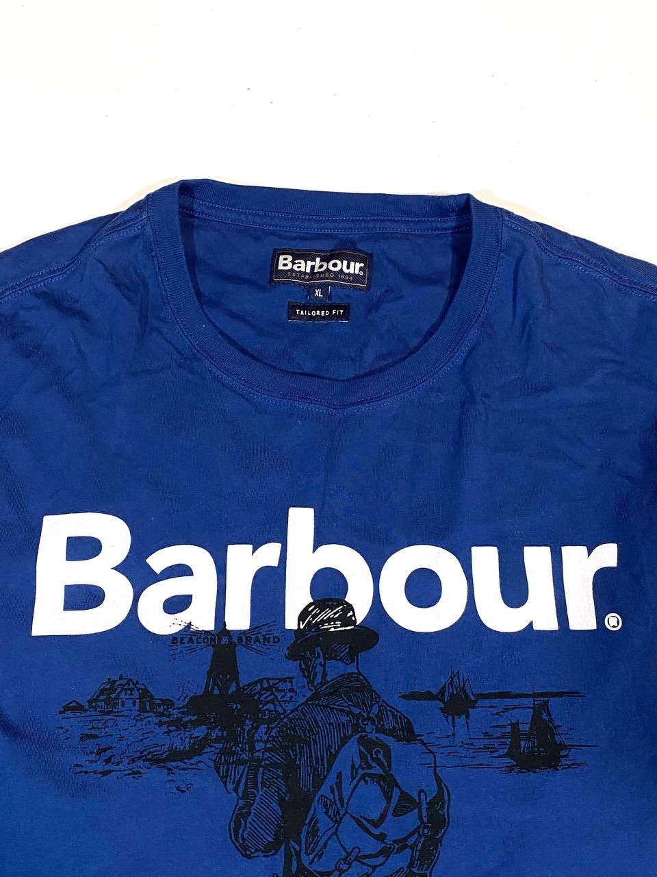 Barbour Barbour Big Logo T-Shirt Size US XL / EU 56 / 4 - 5 Thumbnail