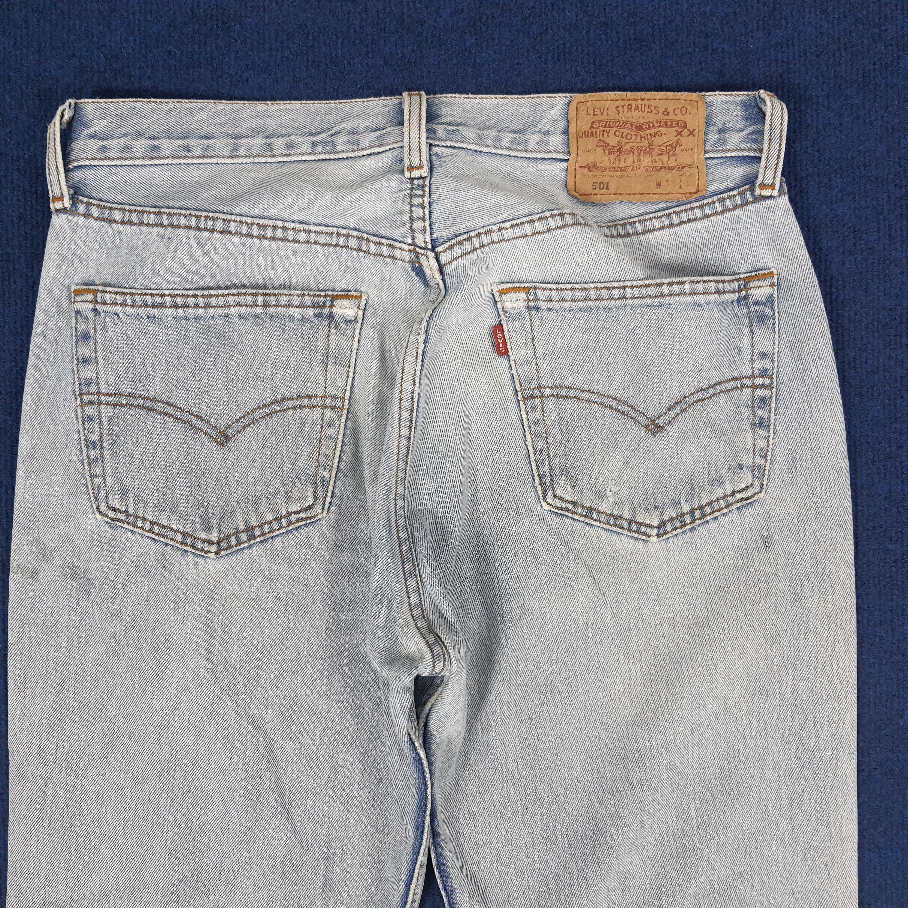 Levi's × Levi's Vintage Clothing × Vintage Vintage Levi's 501 Distressed Style Denim Jeans Size US 30 / EU 46 - 4 Thumbnail