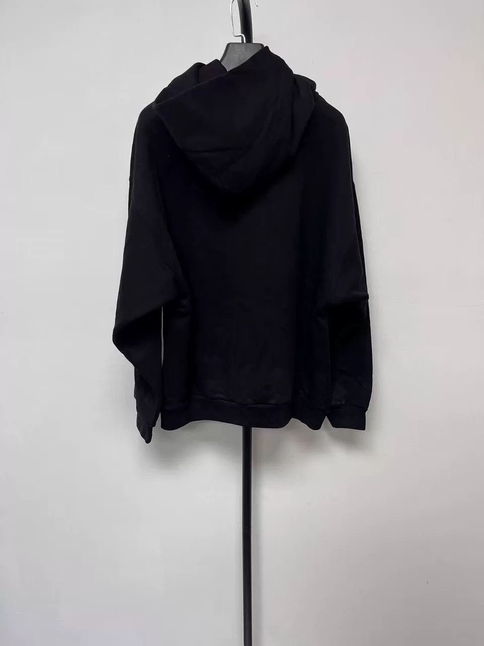 Balenciaga balenciaga black graphic hooded sweatshirt Size US XS / EU 42 / 0 - 2 Thumbnail