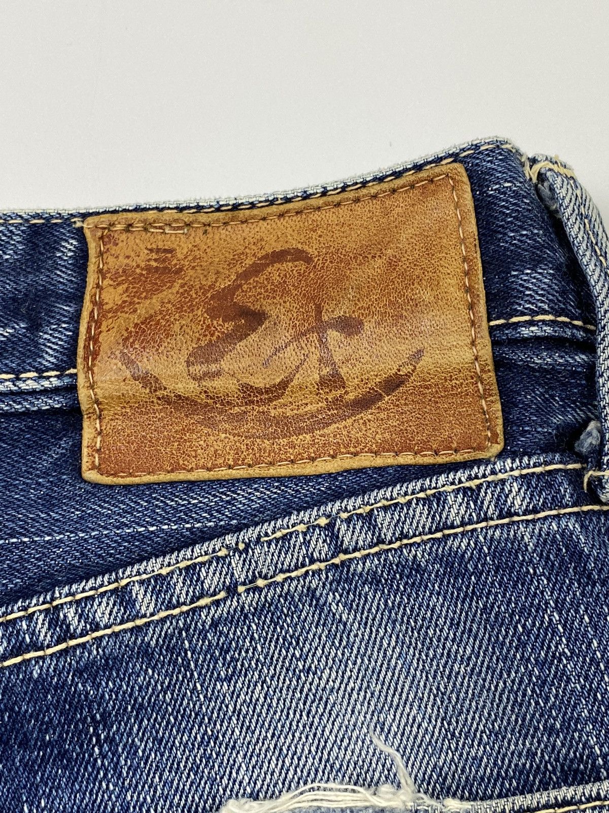 Eternal × Jean × Toyo Enterprises size 28x34 vintage 90s eternal selvedge japan distress jeans Size US 28 / EU 44 - 9 Thumbnail
