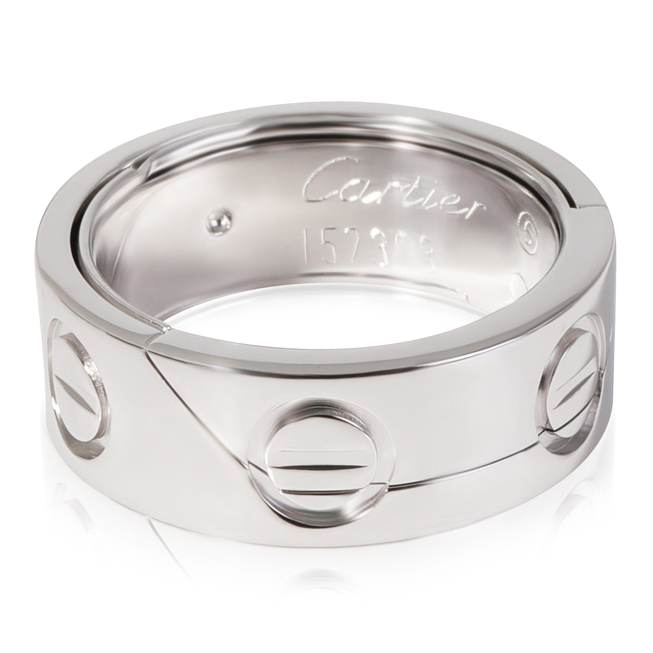 image of Cartier Love Astro Ring In 18K White Gold, Women's
