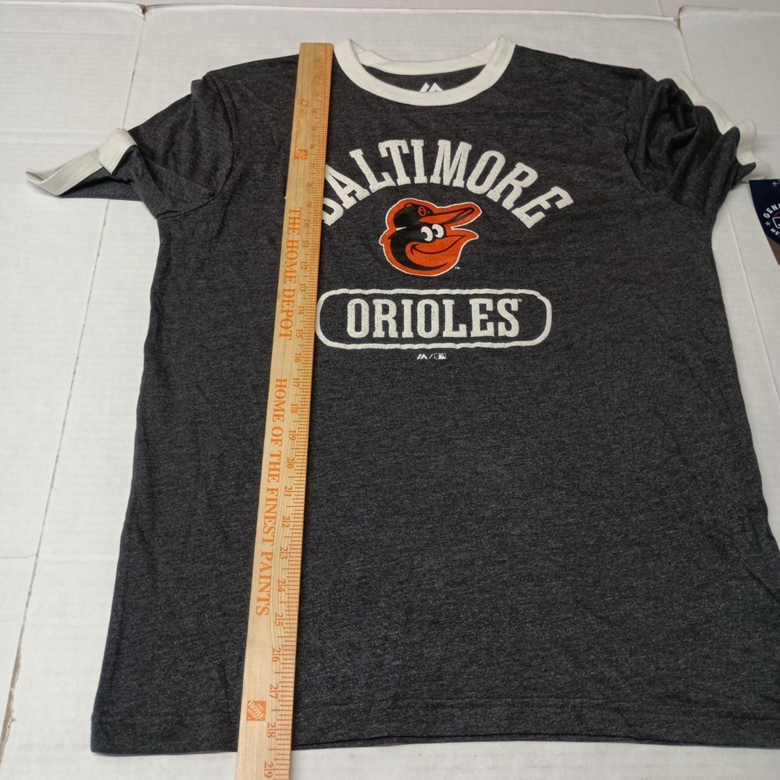 Majestic Majestic Baltimore Orioles T-Shirt Men's M Gray MLB Baseball Size US M / EU 48-50 / 2 - 5 Thumbnail