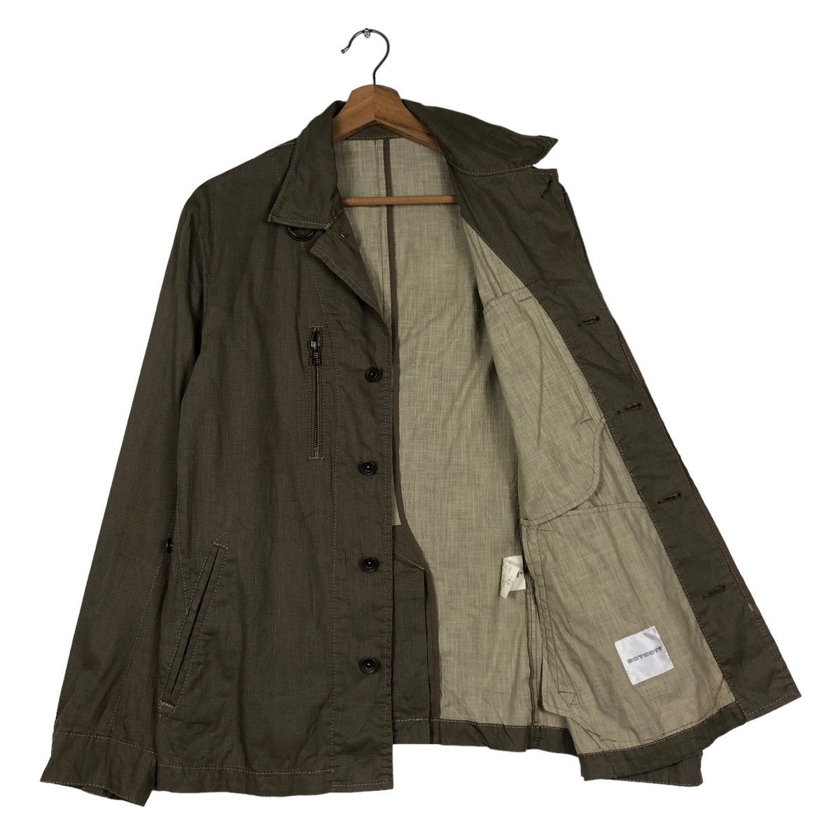 Hysteric Glamour 🔥Duck Canvas Chore Work Jacket Boycott Japan Size US M / EU 48-50 / 2 - 11 Thumbnail