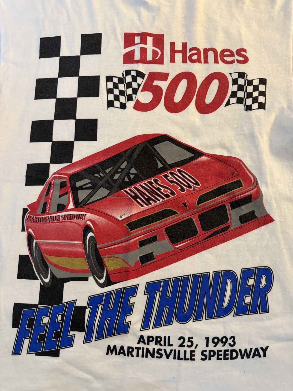 Hanes Vintage 1993 Hanes 500 Martinsville Speedway racing Tee Size US M / EU 48-50 / 2 - 3 Thumbnail