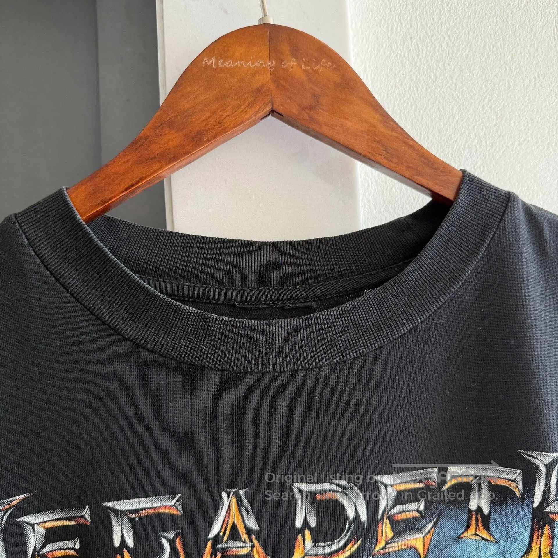 Vintage Vintage 90s Megadeth Bootleg Band Tee. Size US M / EU 48-50 / 2 - 3 Thumbnail