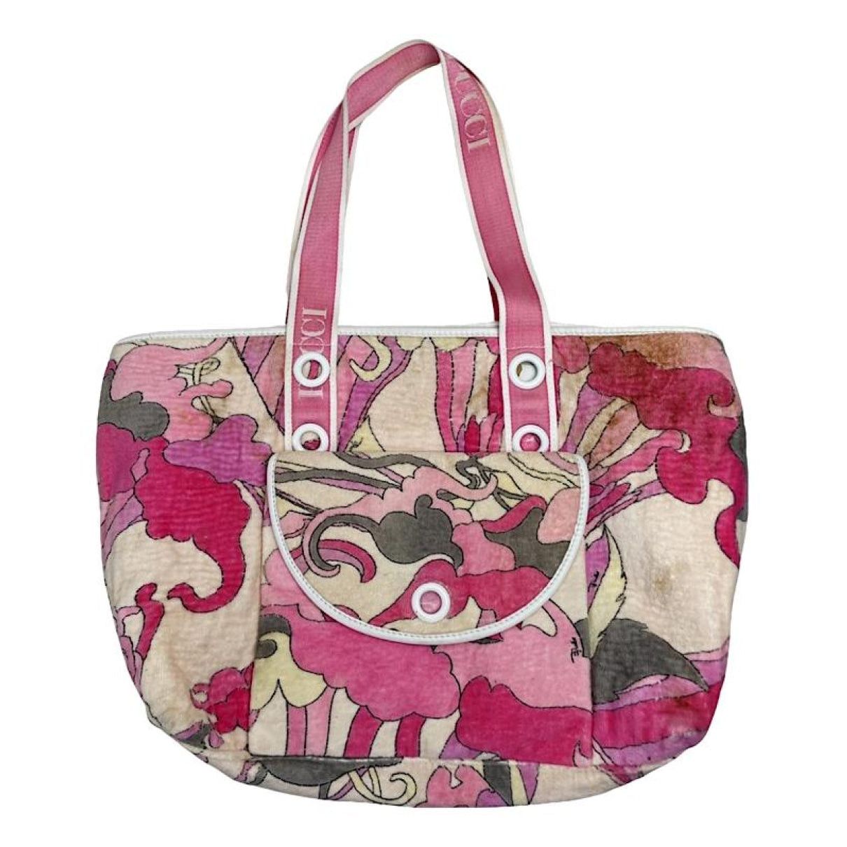 Emilio Pucci Pink Wool Handbag Size ONE SIZE - 1 Thumbnail