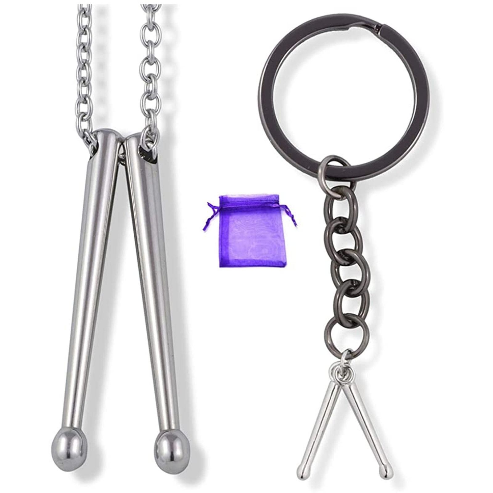 & Other Stories Drummer Necklace and Keychain - Drummer Gifts Size ONE SIZE - 1 Thumbnail