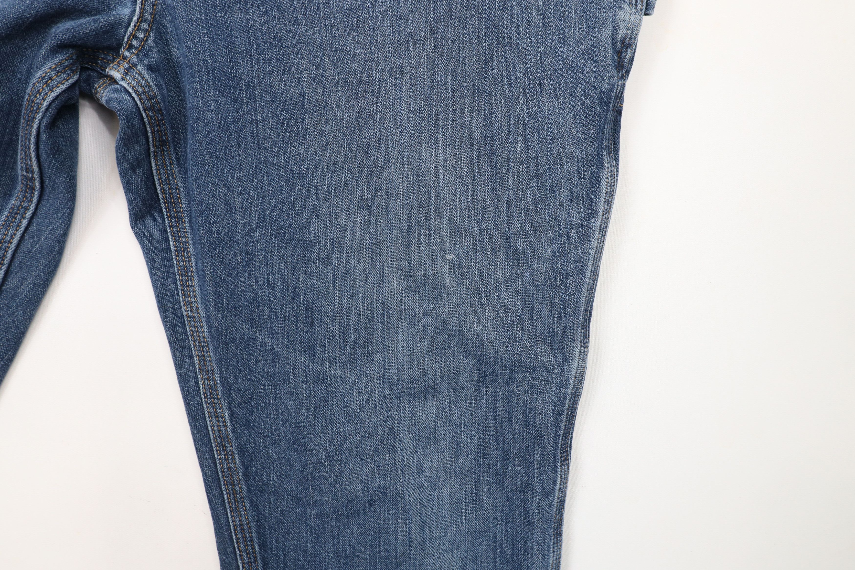 Carhartt × Vintage Vintage Carhartt Relaxed Fit Wide Leg Dungaree Jeans Blue Size US 36 / EU 52 - 8 Thumbnail