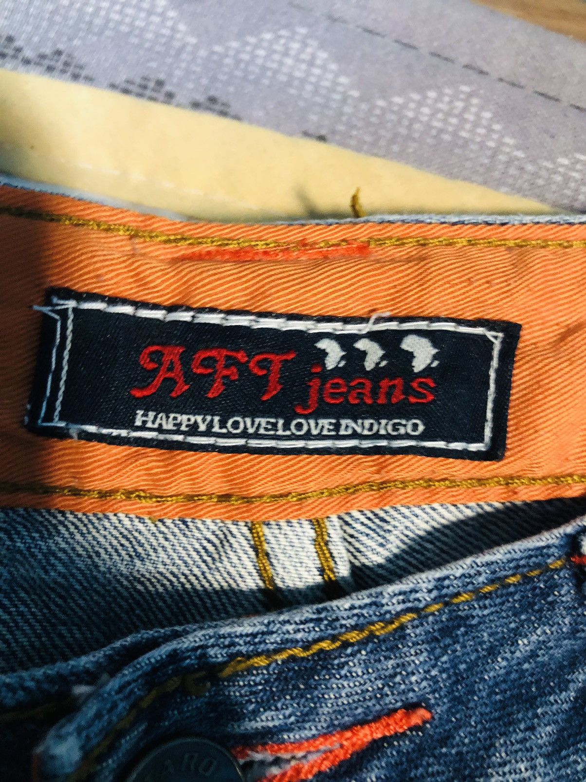 Japanese Brand AFT Distressed Denim Jeans (10) Size US 30 / EU 46 - 10 Thumbnail