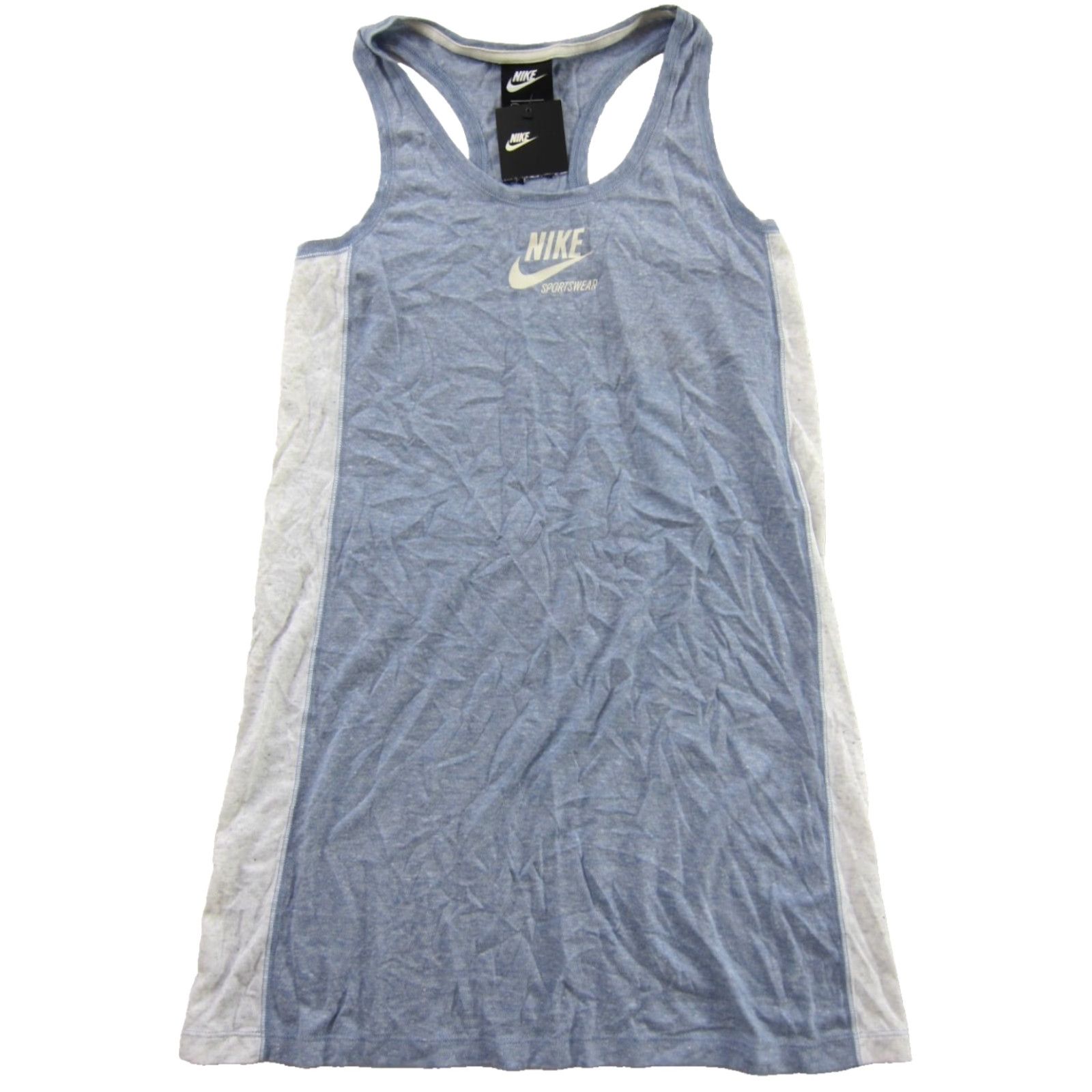 Nike Nike Sportswear Tank Dress Small Blue Cotton Jersey Dress Woman Size S / US 4 / IT 40 - 2 Thumbnail