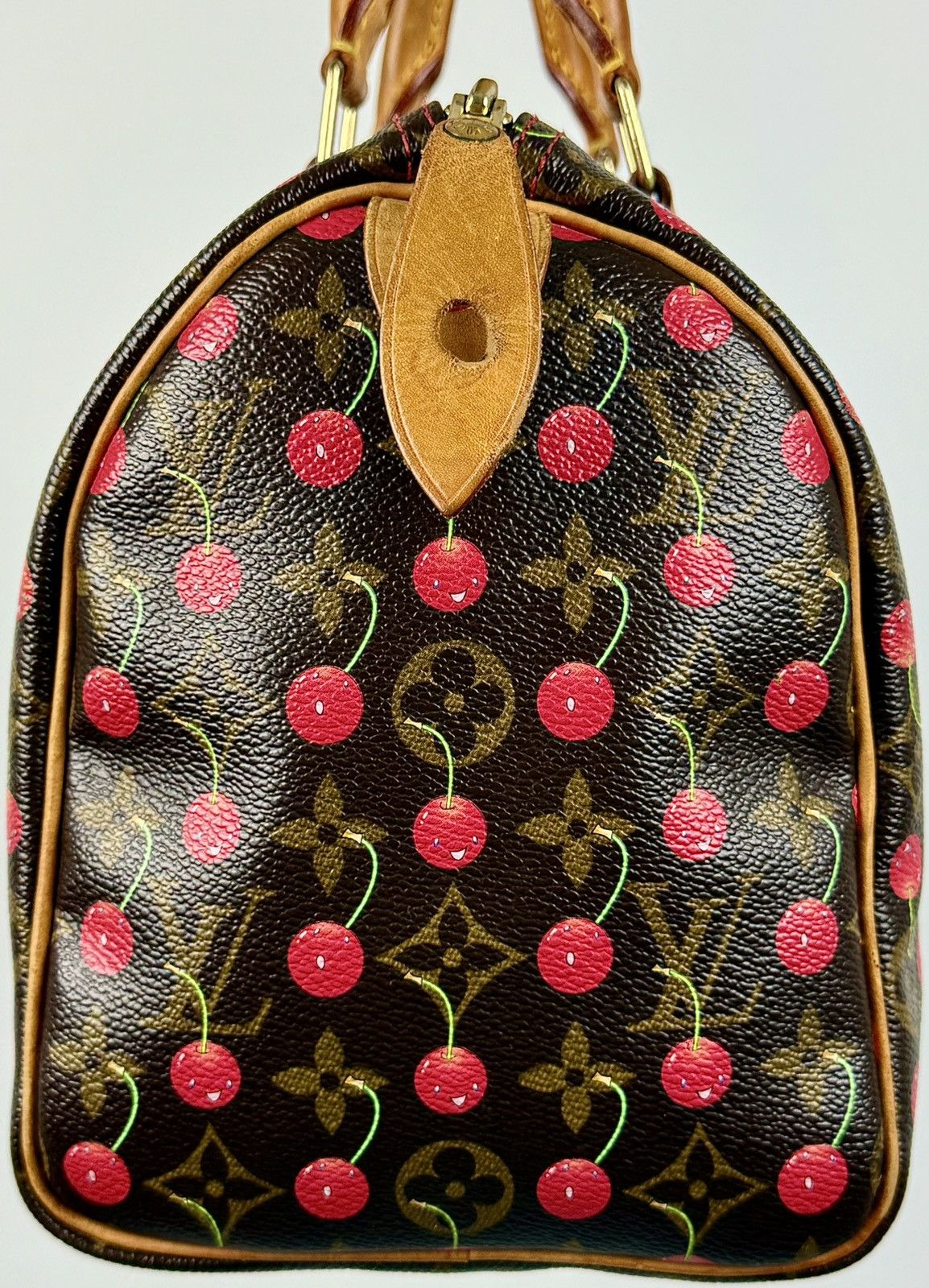 Louis Vuitton × Takashi Murakami Louis Vuitton - Takashi Murakami - SS2005 -Cerises Speedy 25 Size ONE SIZE - 11 Thumbnail