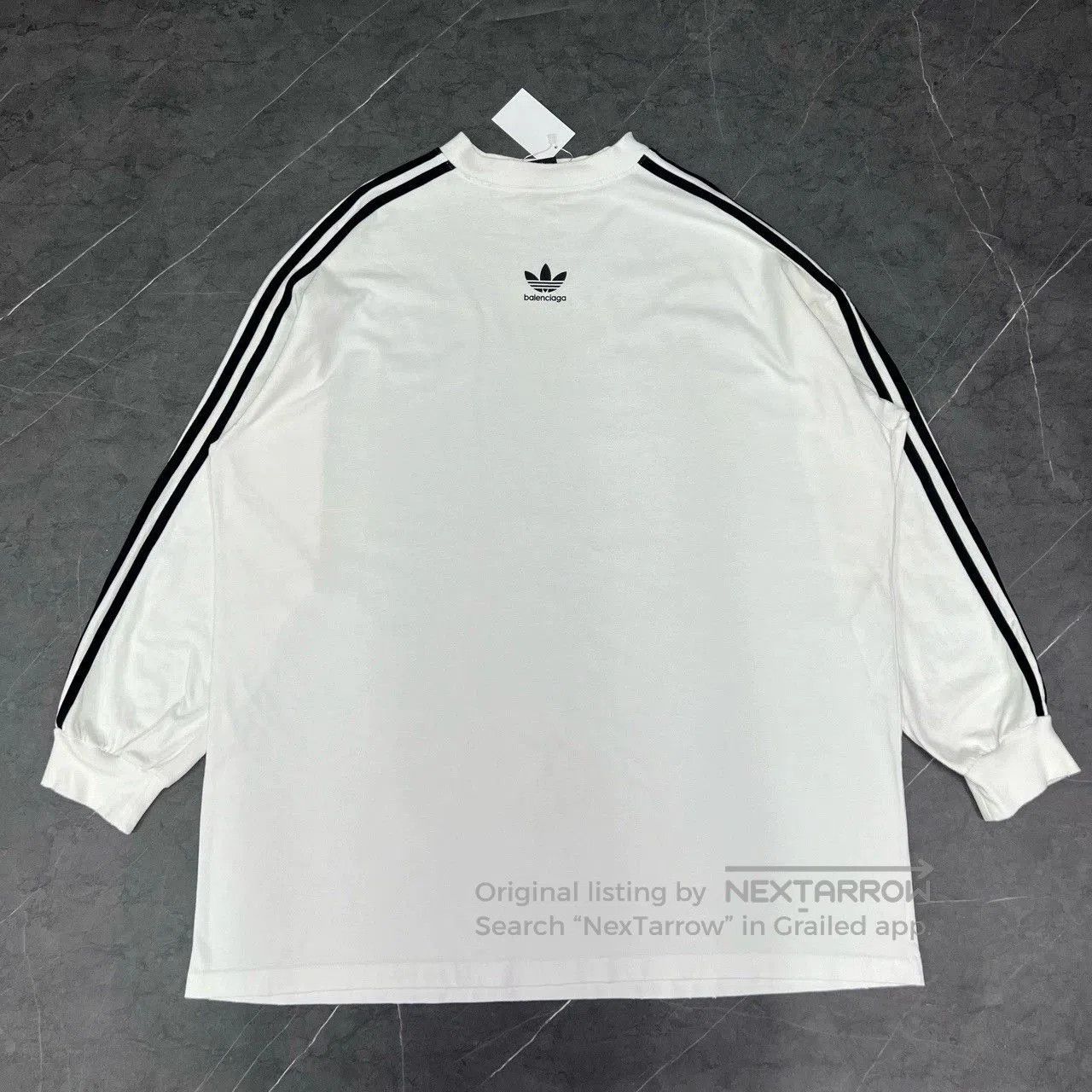 Balenciaga Balenciaga x Adidas collaborative long-sleeve top. Size US S / EU 44-46 / 1 - 1 Thumbnail