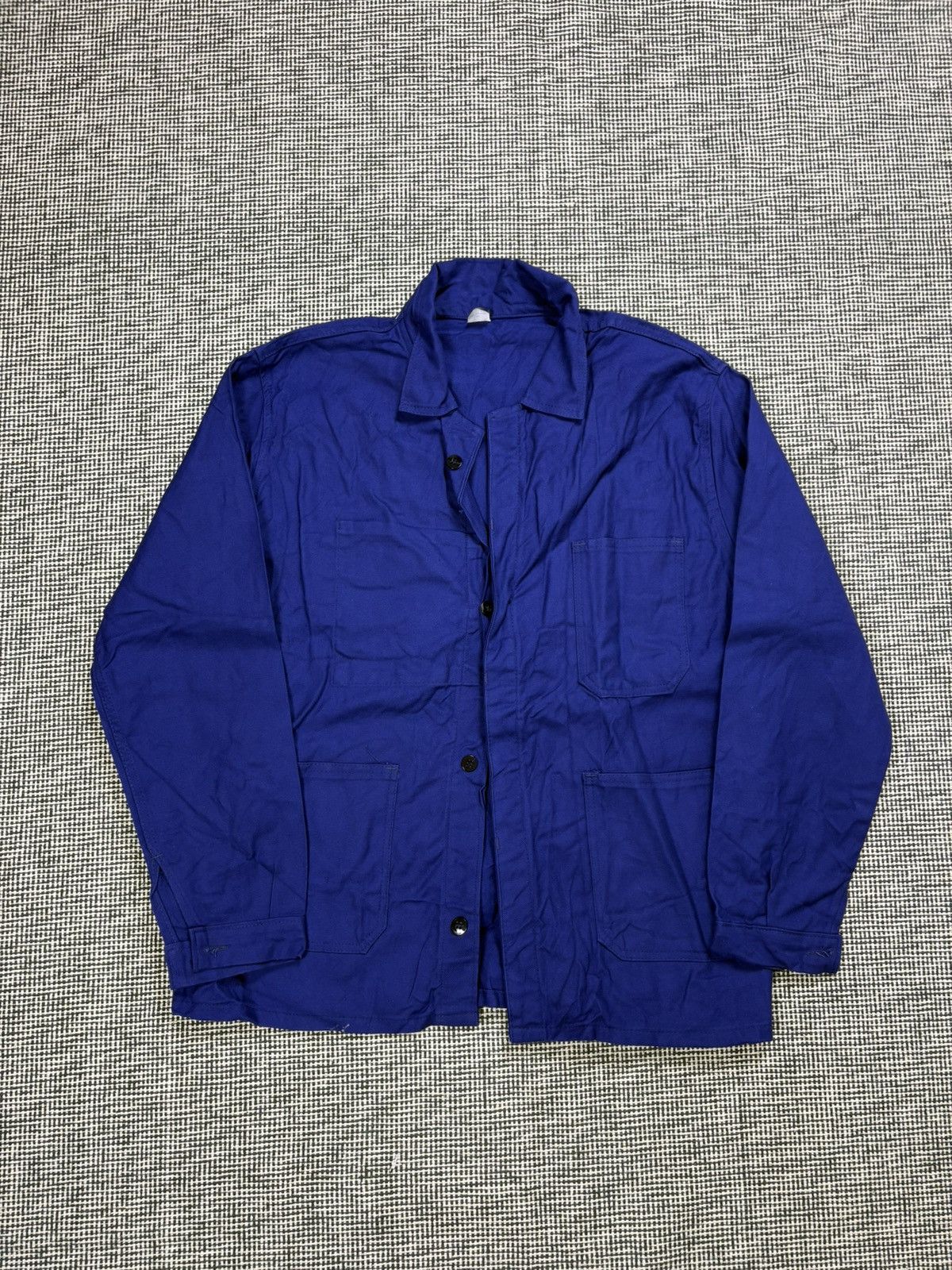 Le Laboureur Vintage 3 pocket french chore coat jacket sanforized Size US L / EU 52-54 / 3 - 1 Thumbnail