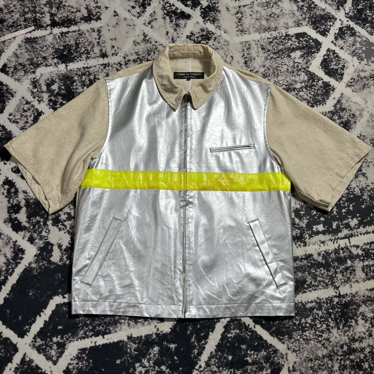 Comme des Garcons Rare CDG Homme Plus Silver Foil Reflective 