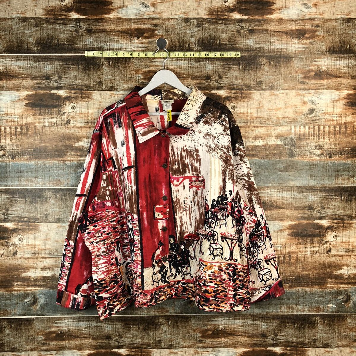 GRAFF DLL Graff Art vintage painter Red Shirt #A2554 Size US XXL / EU 58 / 5 - 1 Thumbnail