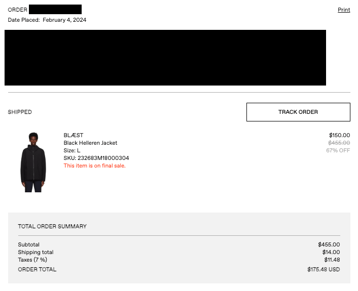 BLAEST Helleren Jacket/Shell Size US L / EU 52-54 / 3 - 12 Thumbnail