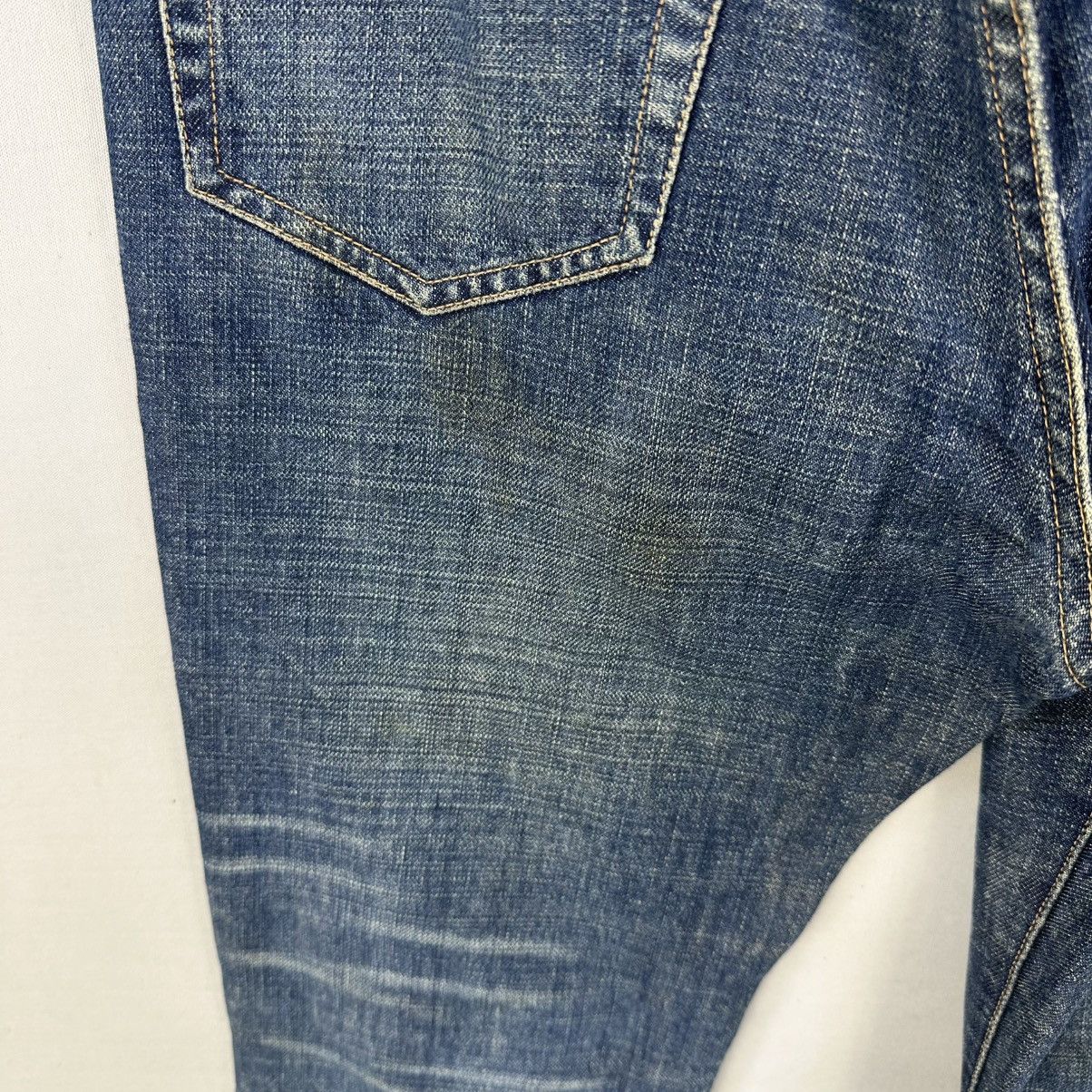 Undercover Y2k Uniqlo Washed Distressed Bootcut Jeans Size US 31 - 12 Thumbnail