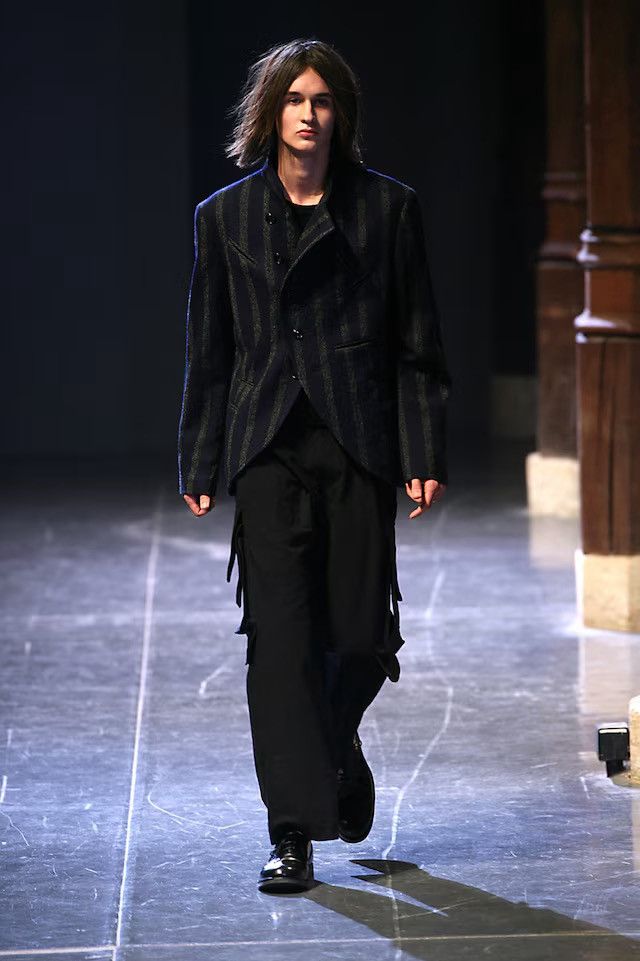 Yohji Yamamoto Yohji Yamamoto Pour Homme AW06 Triple Cargo Wool Trousers Size US 35 - 1 Thumbnail