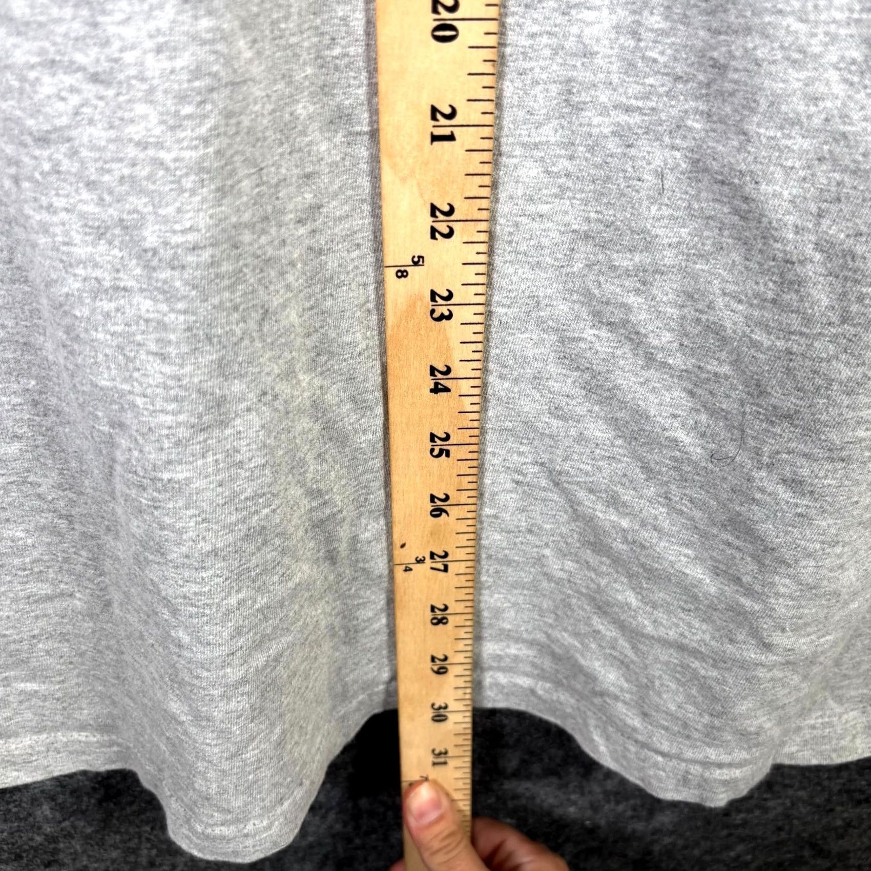Hanes Hanes ComfortSoft Heavyweight T-Shirt Men's 2XL Gray Cotton Snap-on Operation Shirt Size US XXL / EU 58 / 5 - 4 Thumbnail