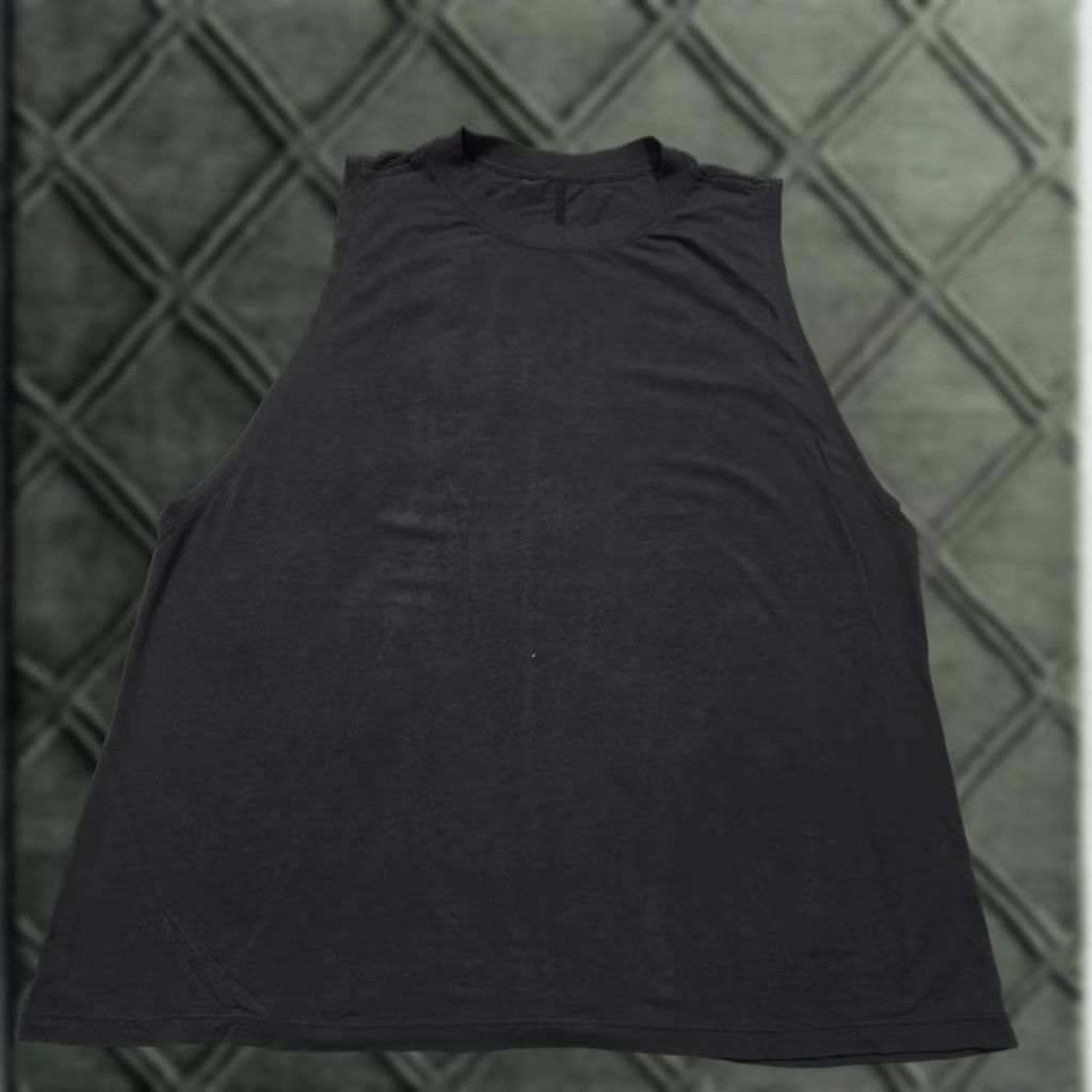 Lululemon Tank Womens Medium Black Sleeveless Train And Lift Quick Drying