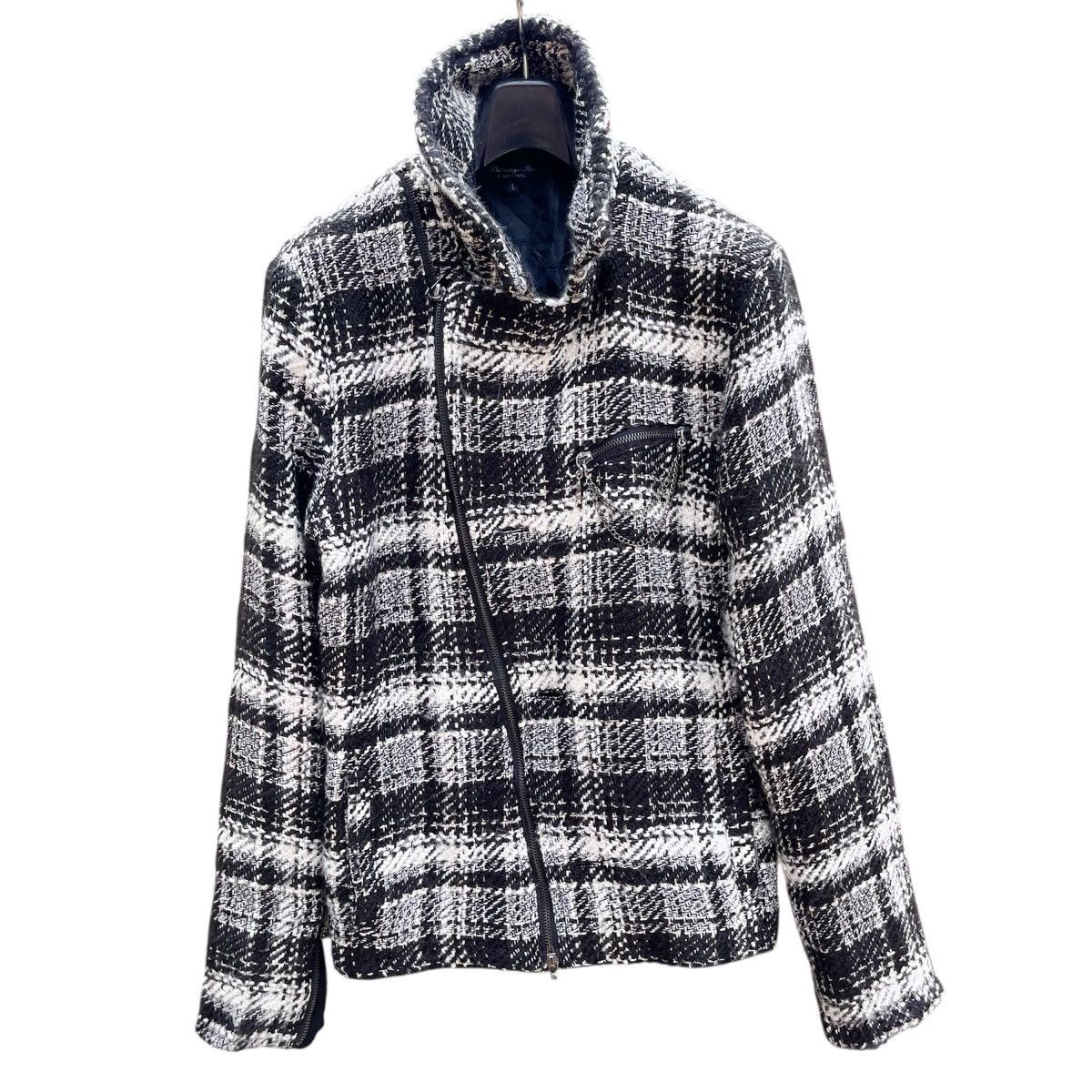 BERNINGS SHO Bernings Sho white plaid tweed jacket Size US M / EU 48-50 / 2 - 5 Thumbnail