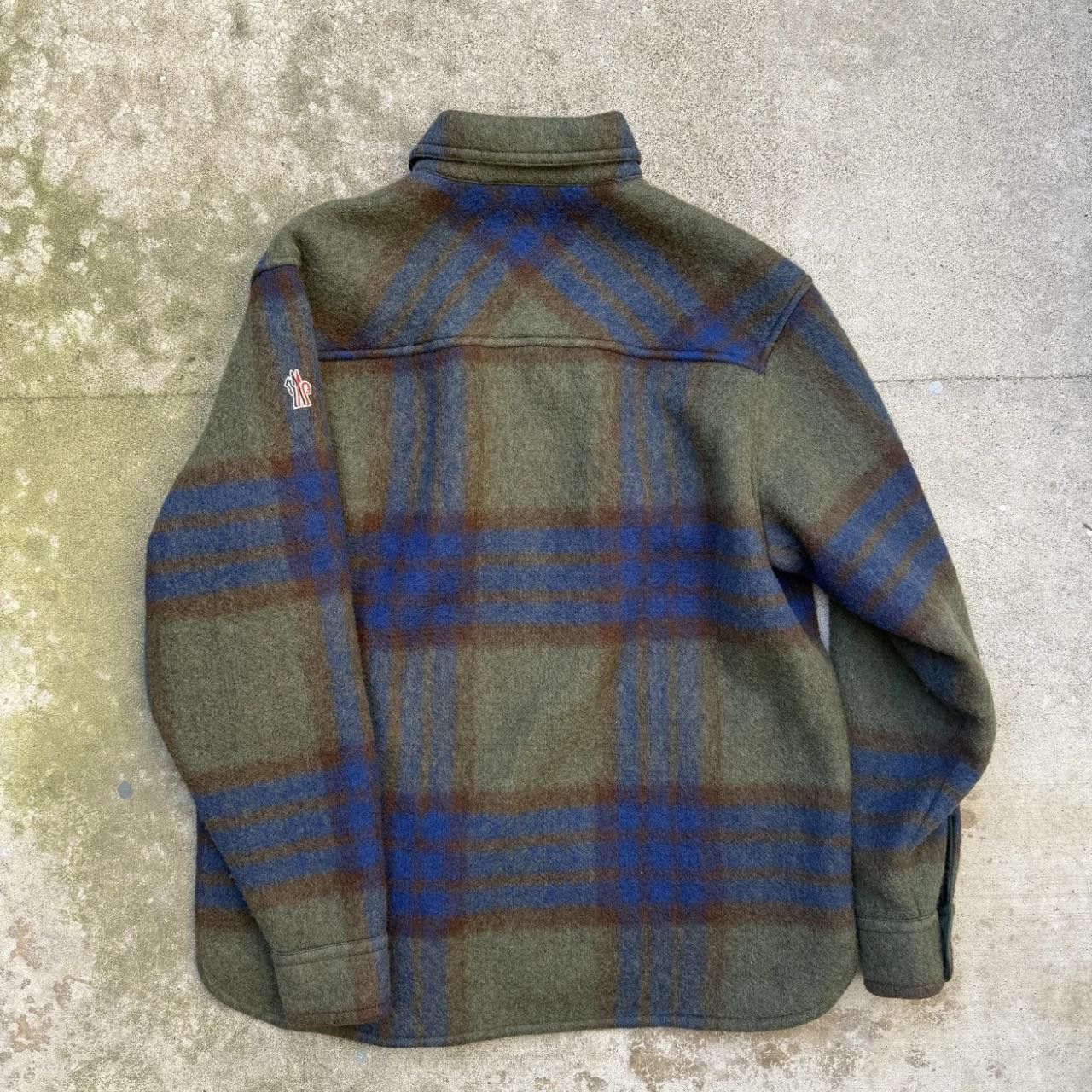 Moncler MONCLER GRENOBLE JACKET APRES SKI GREEN GREY PLAID FLANNEL Size US XL / EU 56 / 4 - 6 Thumbnail