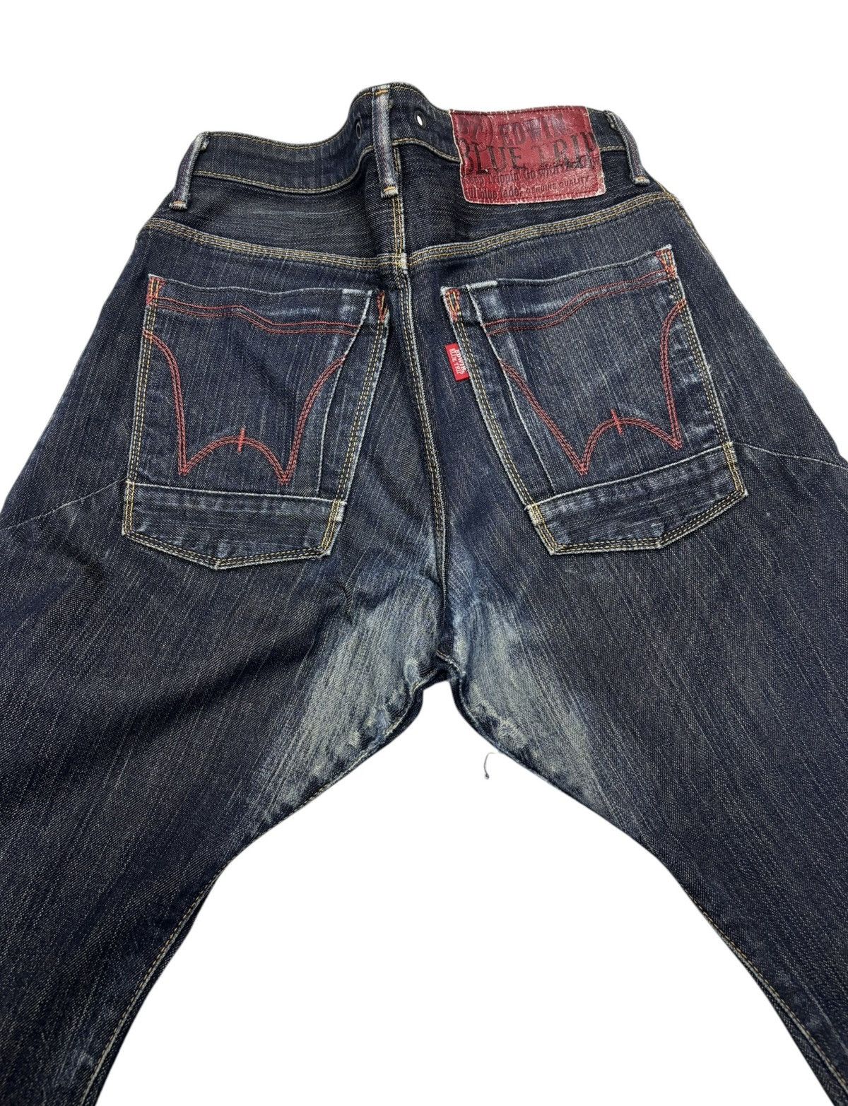 Kapital 🔥EDWIN Blue Trip Curve Jeans Distressed Denim PPFM Style Size US 30 / EU 46 - 9 Thumbnail
