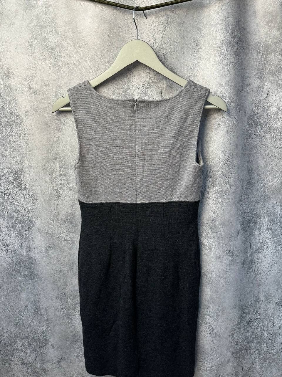 Other Luisa Spagnoli Gray Sleeveless Pencil Dress Size M / US 6-8 / IT 42-44 - 3 Thumbnail