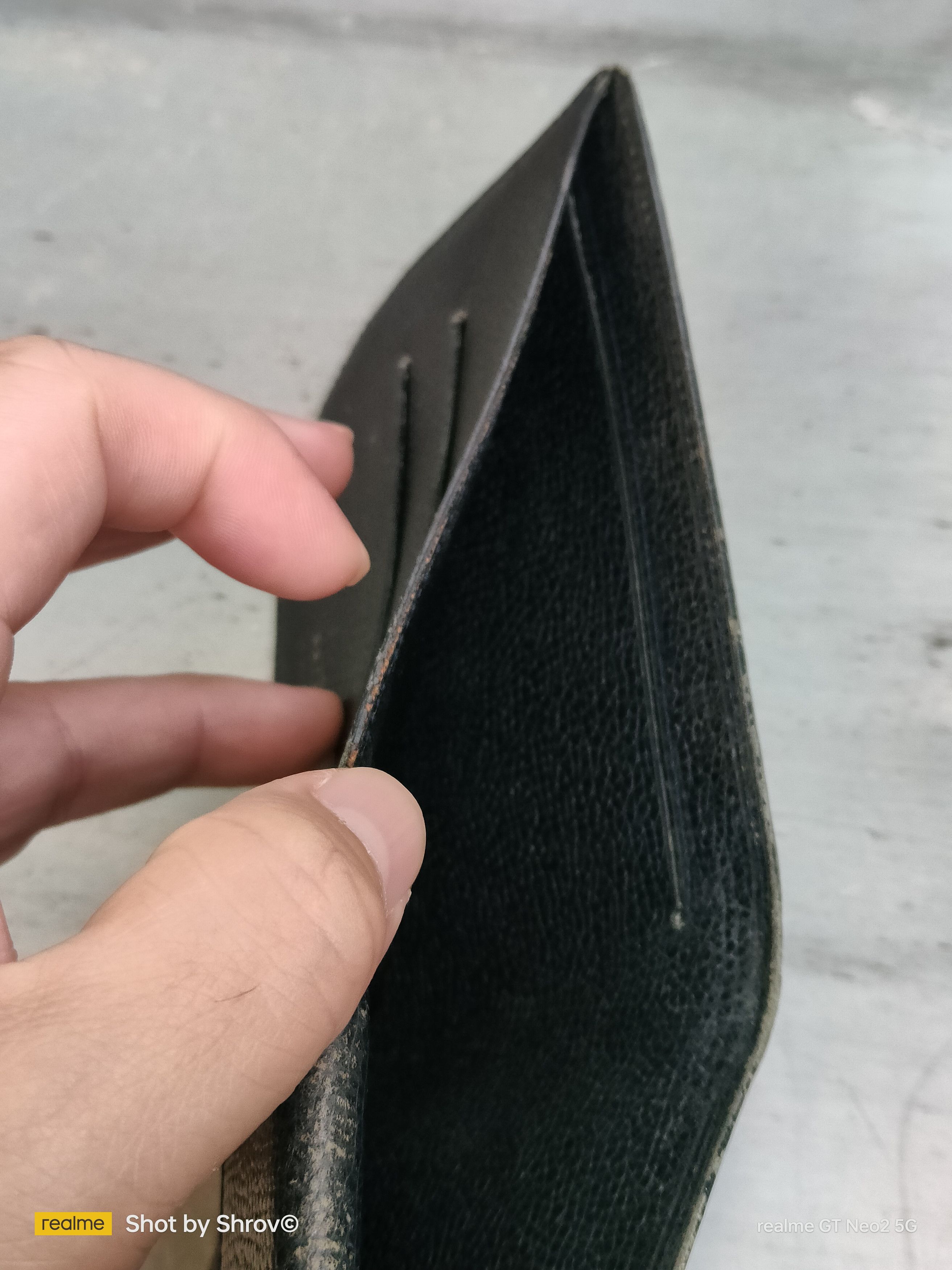 Delvaux Delvaux Dark Blue Leather D Shape Bi-Fold Wallet Size ONE SIZE - 11 Thumbnail